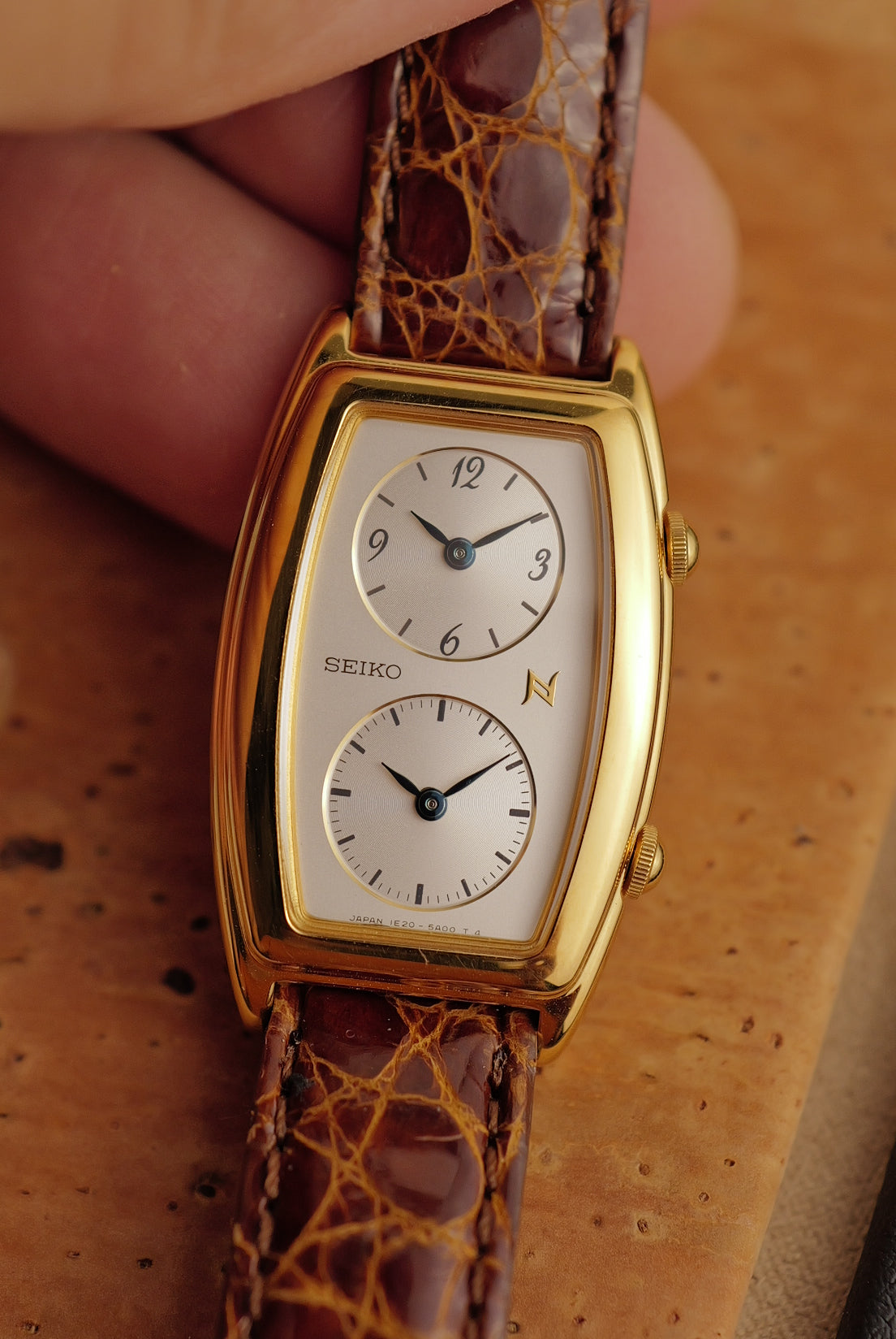 Seiko "Tonneau Dual time" Circa. 1995