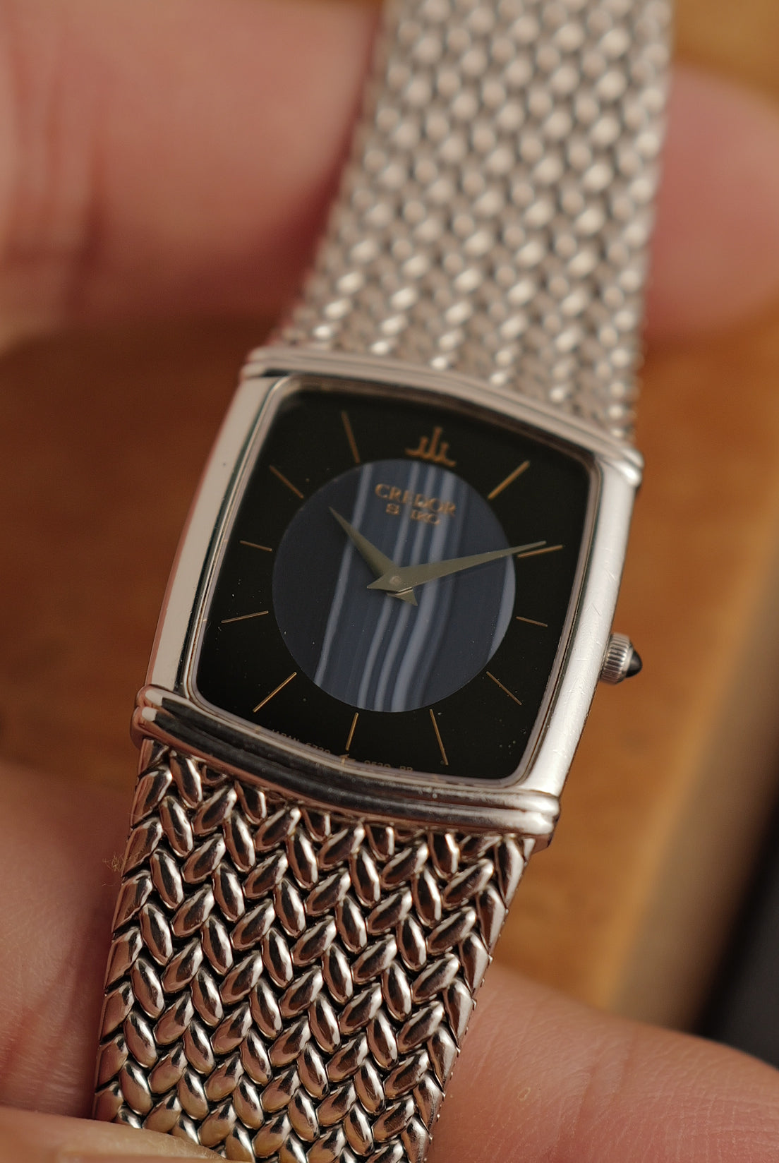 Seiko Credor "Agate" Stone dial Circa. 1982