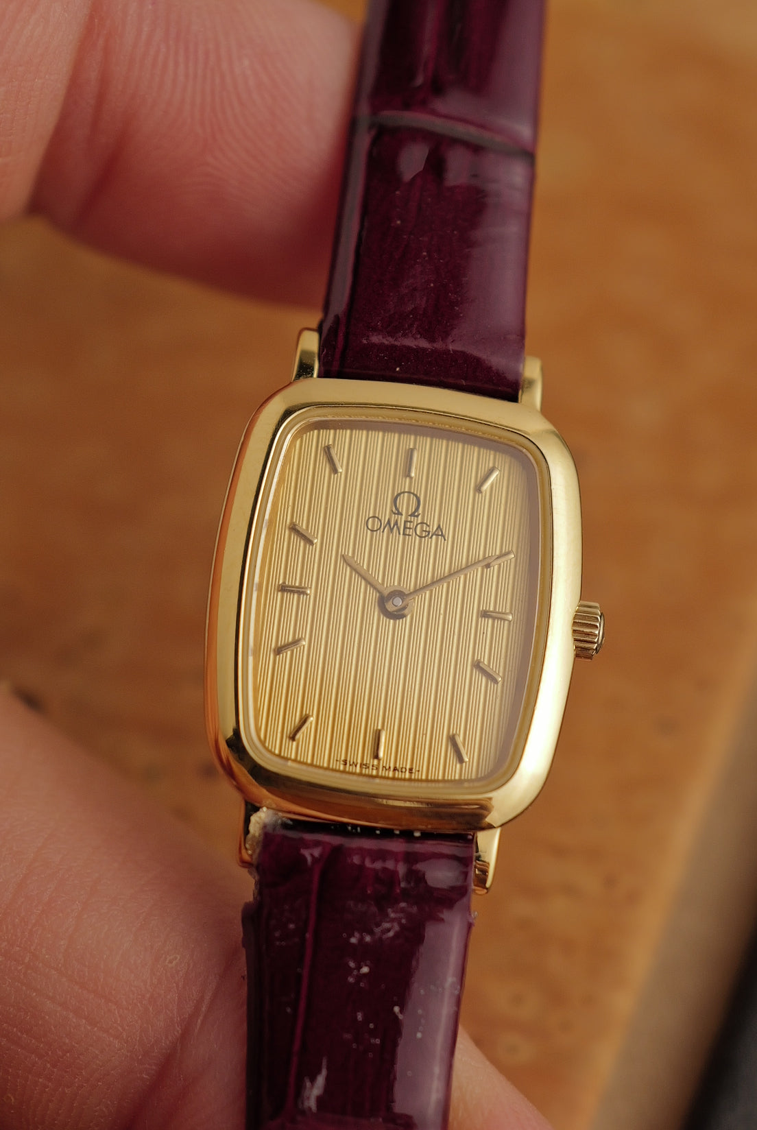 Omega Mini-Tonneau "Linen" Circa. 1990s