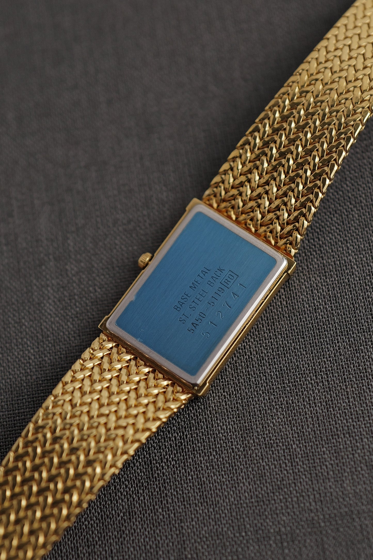 Seiko Lassale Tank Integrated Bracelet Circa. 1985