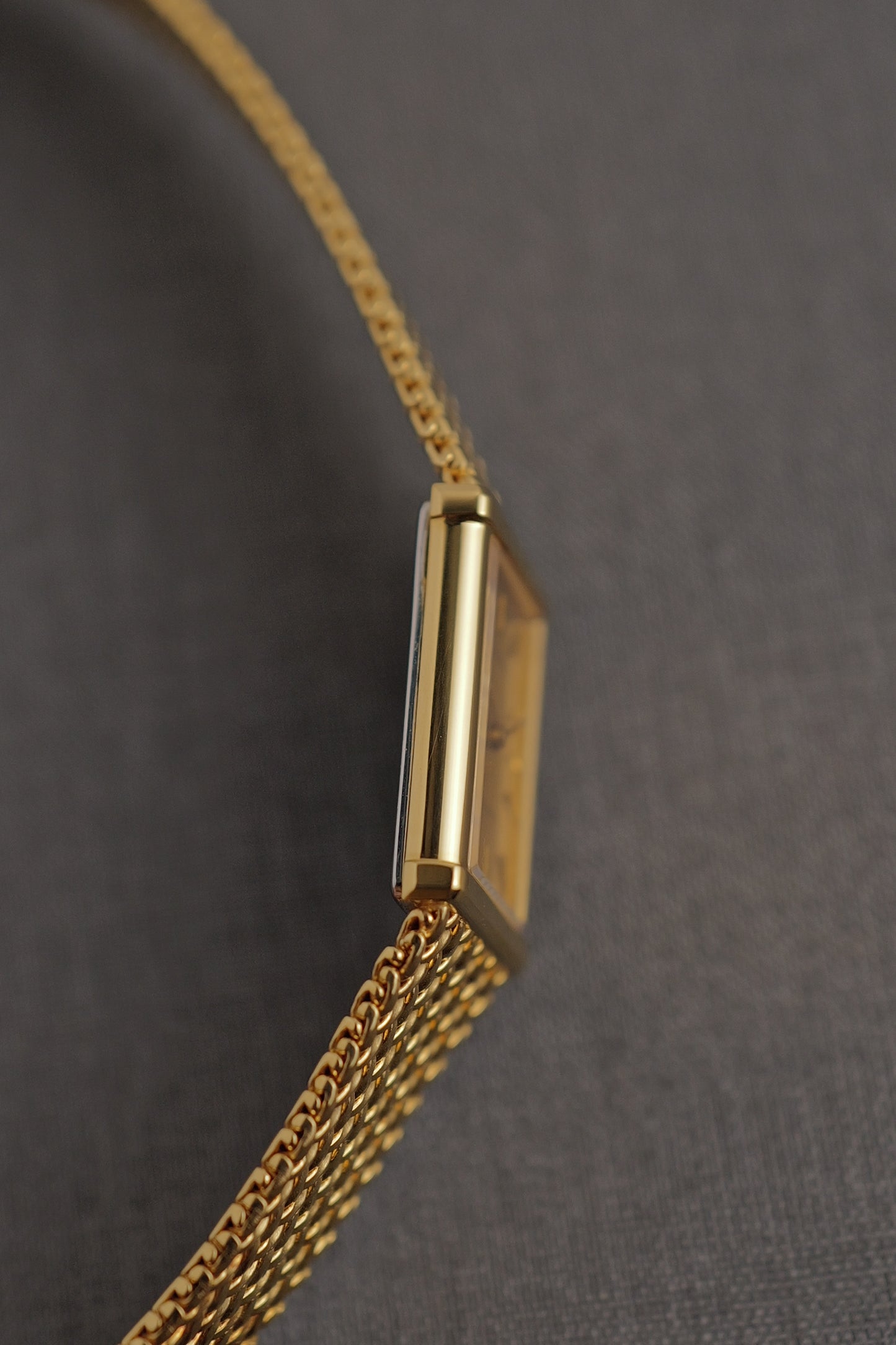 Seiko Lassale Tank Integrated Bracelet Circa. 1985