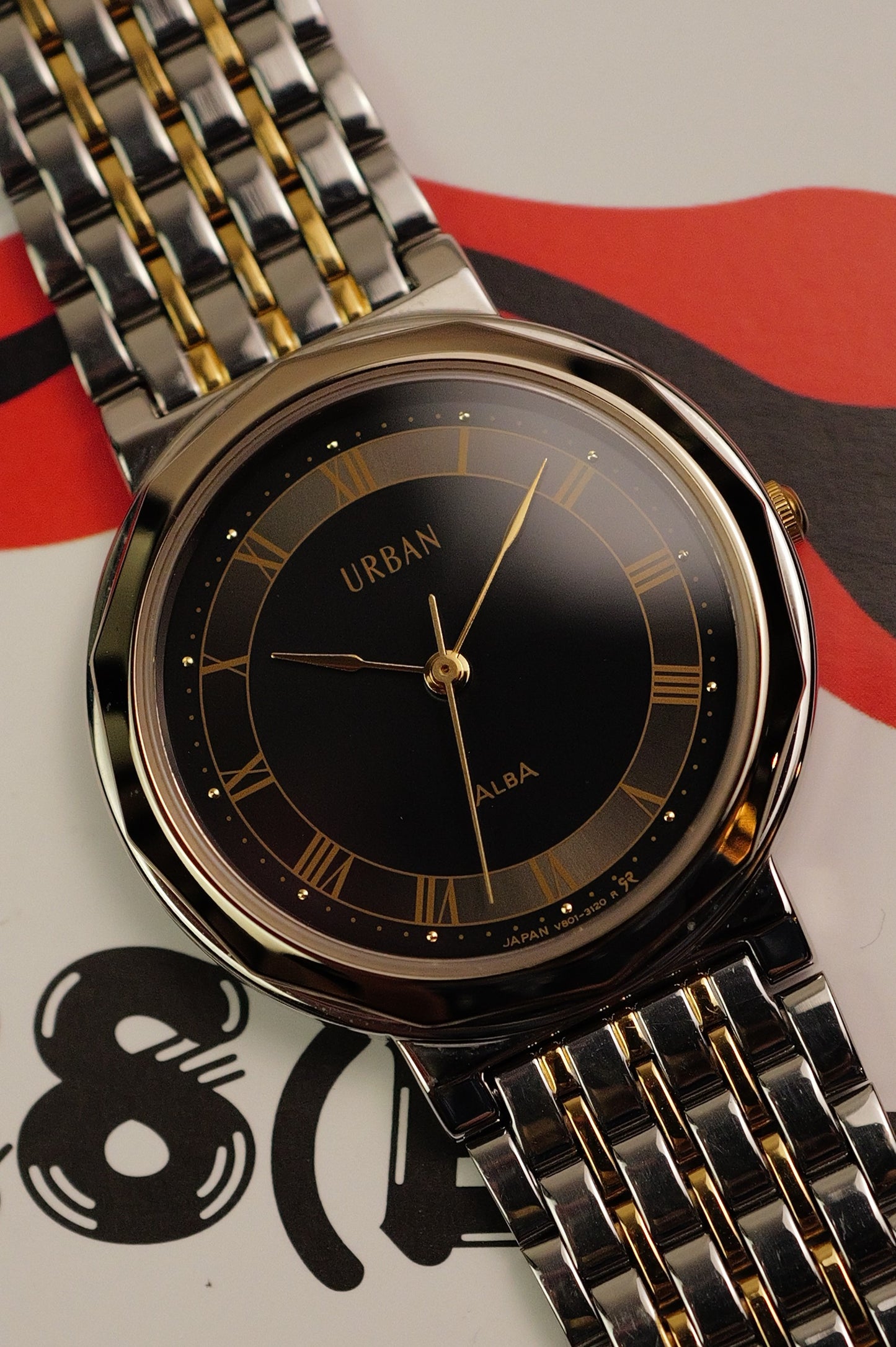Seiko Alba Urban Multi-link 2 tone bracelet NOS Condition