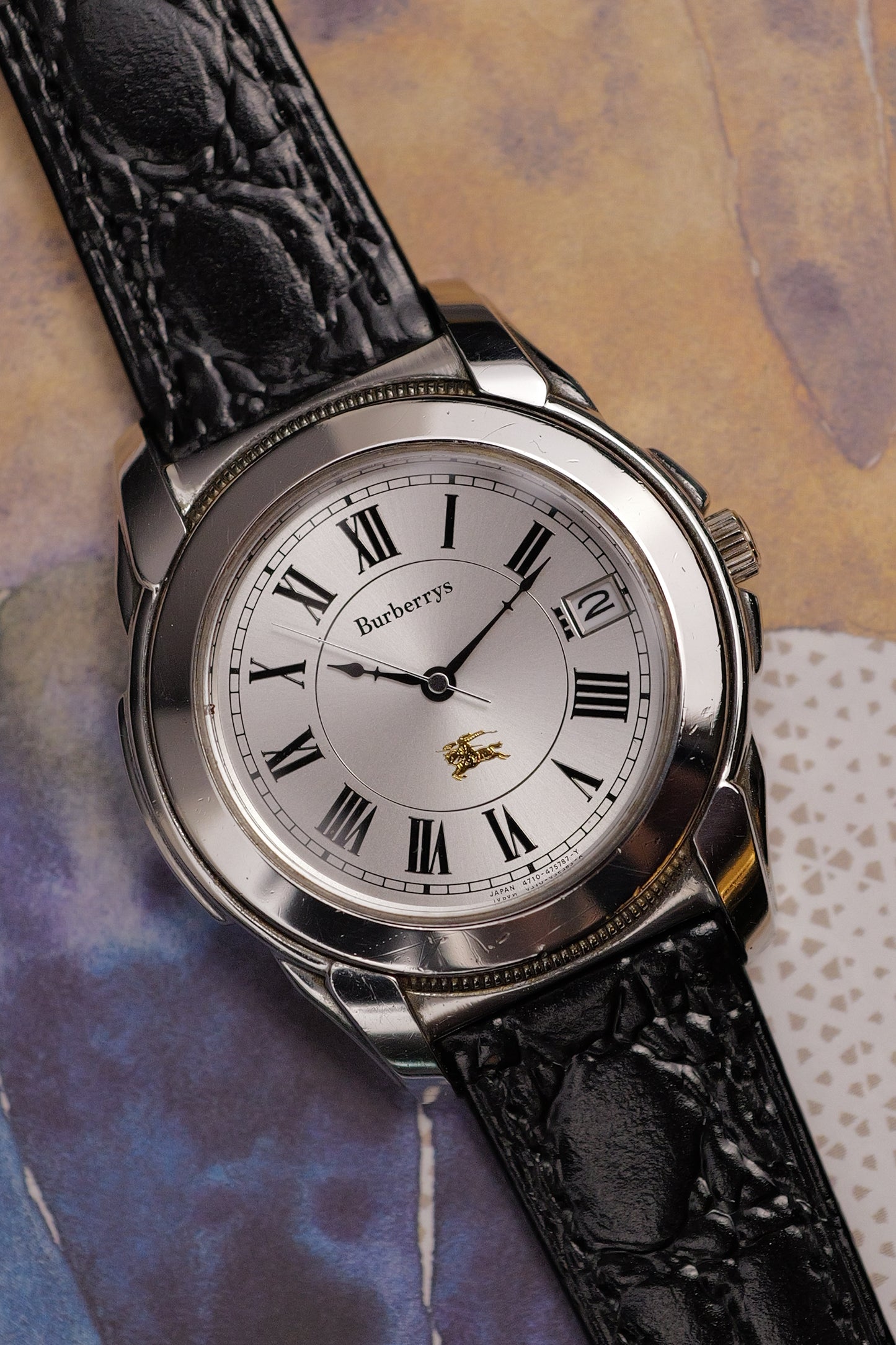 Men's Burberry Classic in Silver