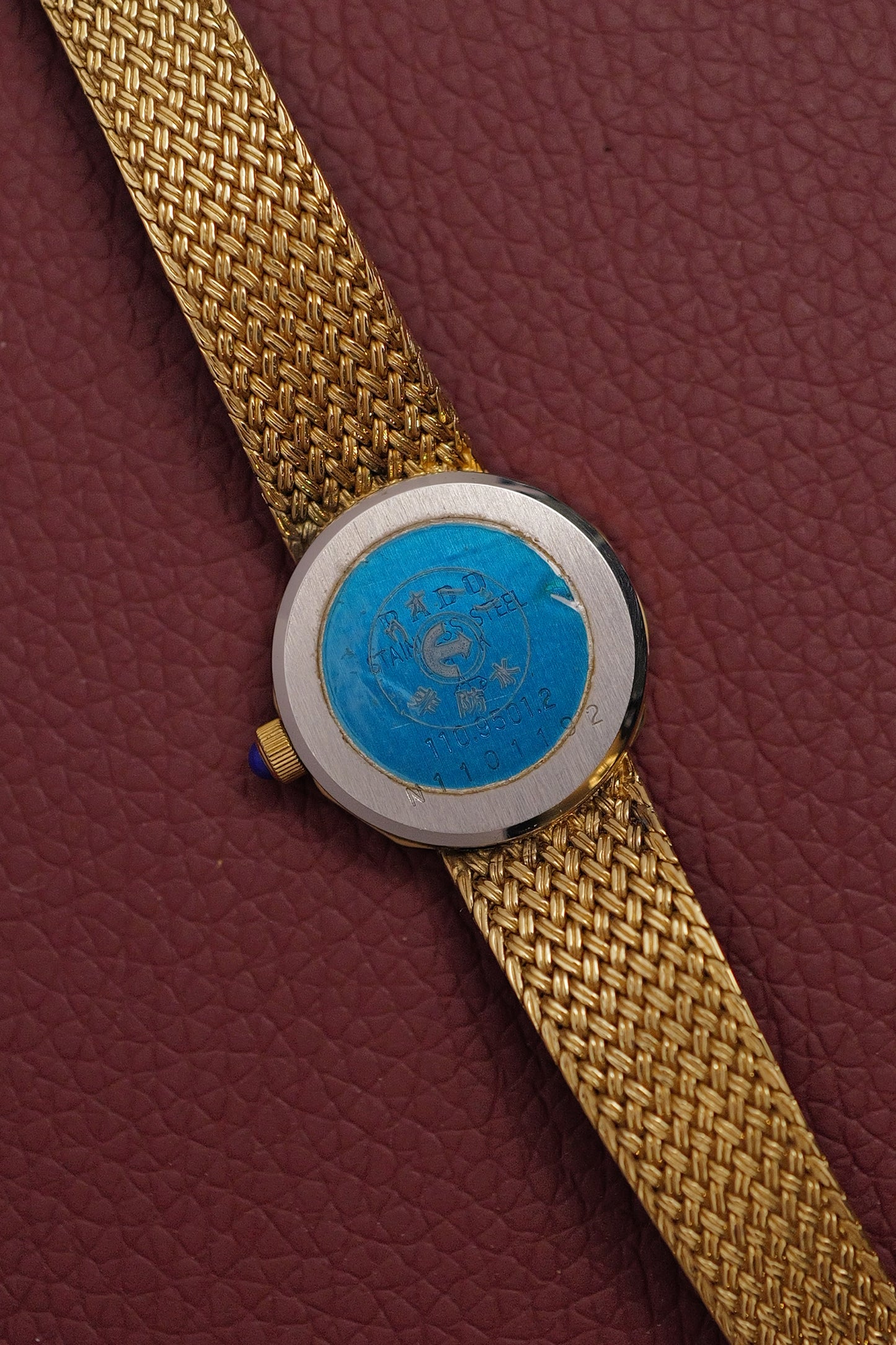 Ladies Rado Quartz Sunburst Gold integrated bracelet 110.9501.2
