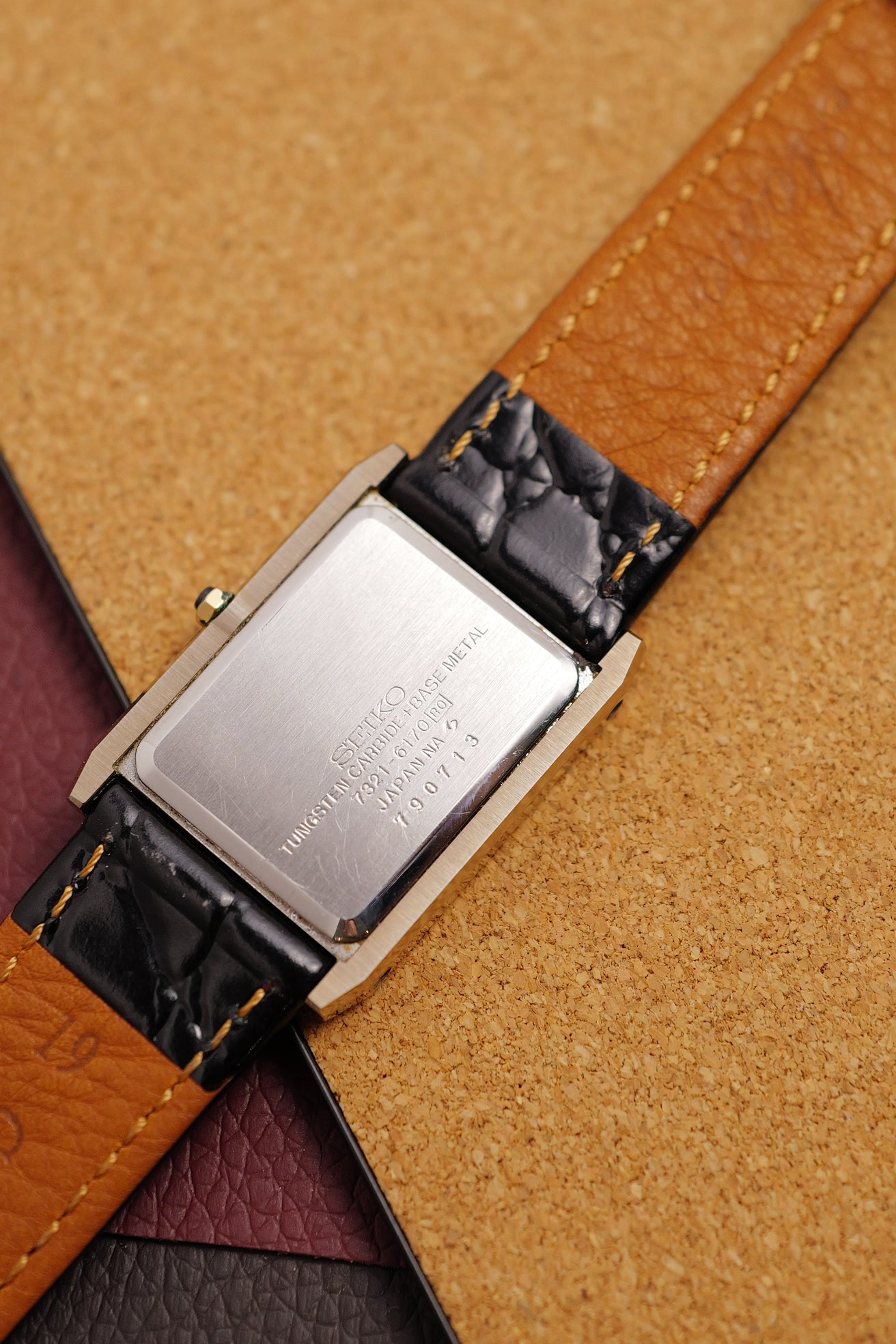 Seiko Dolce Tapestry Dial Tungsten Carbide Scratch Resistant 7321-6170