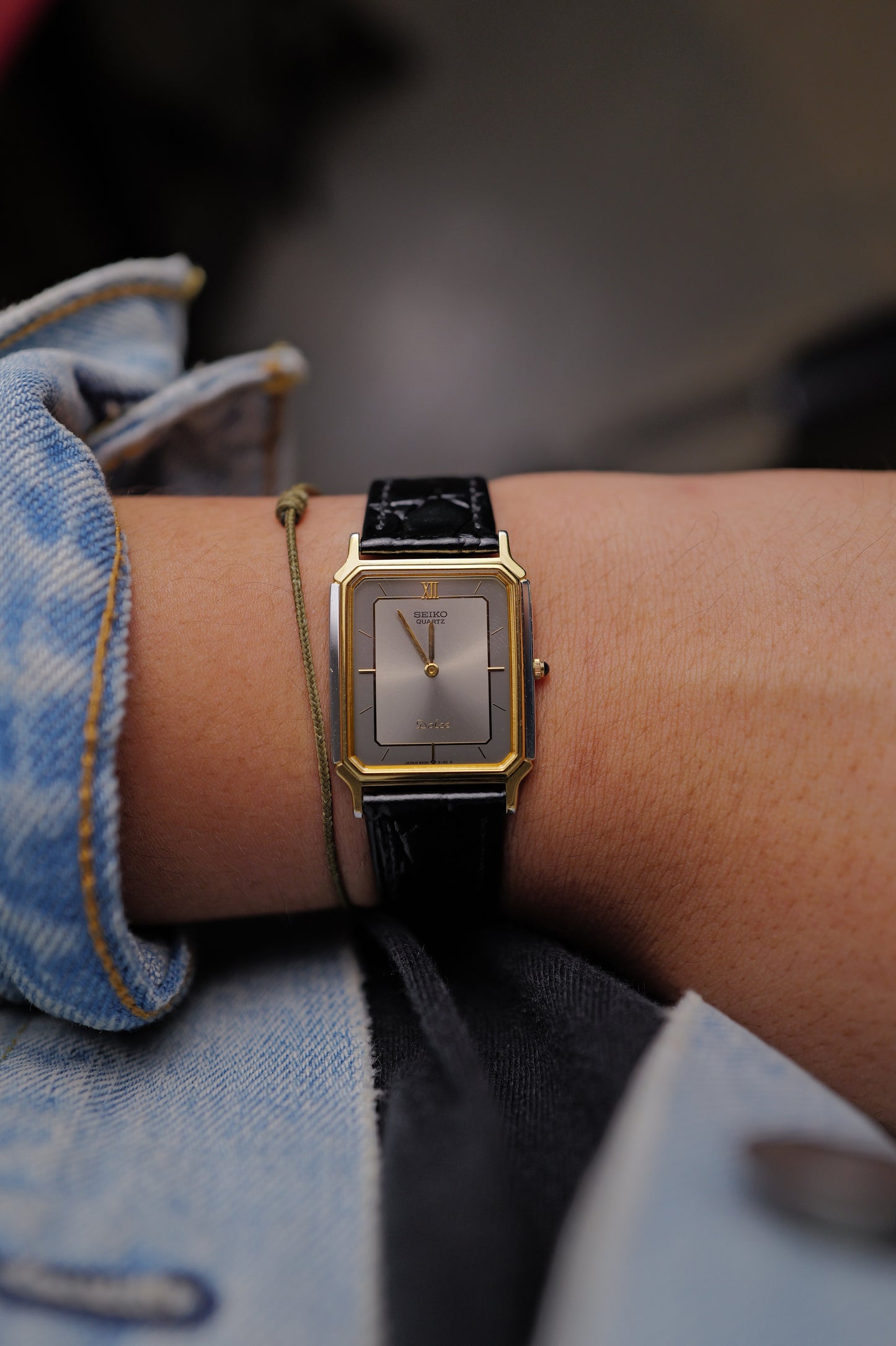 Seiko Dolce 2 tone sector dial