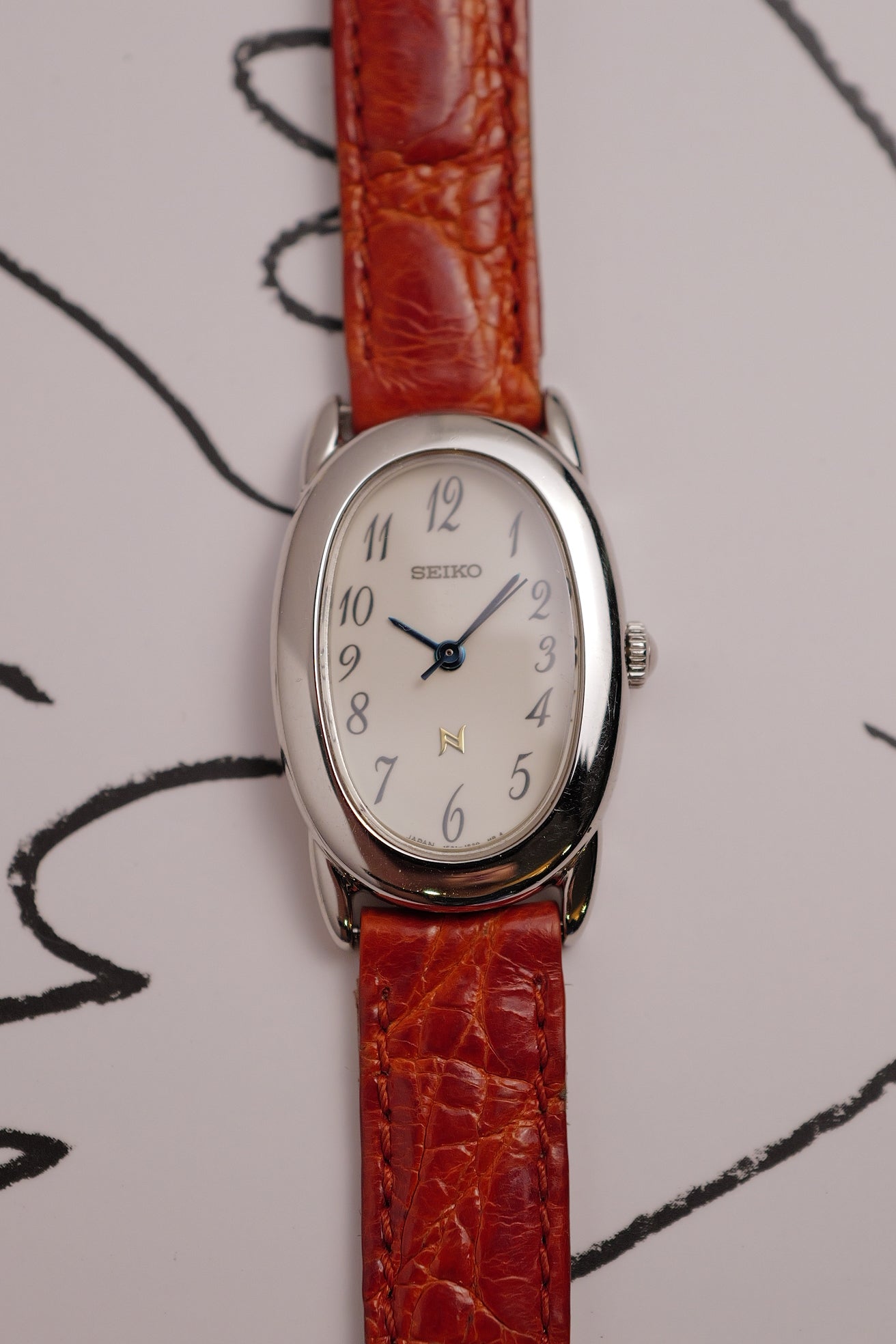 Seiko Ladies "Baignoire" in steel