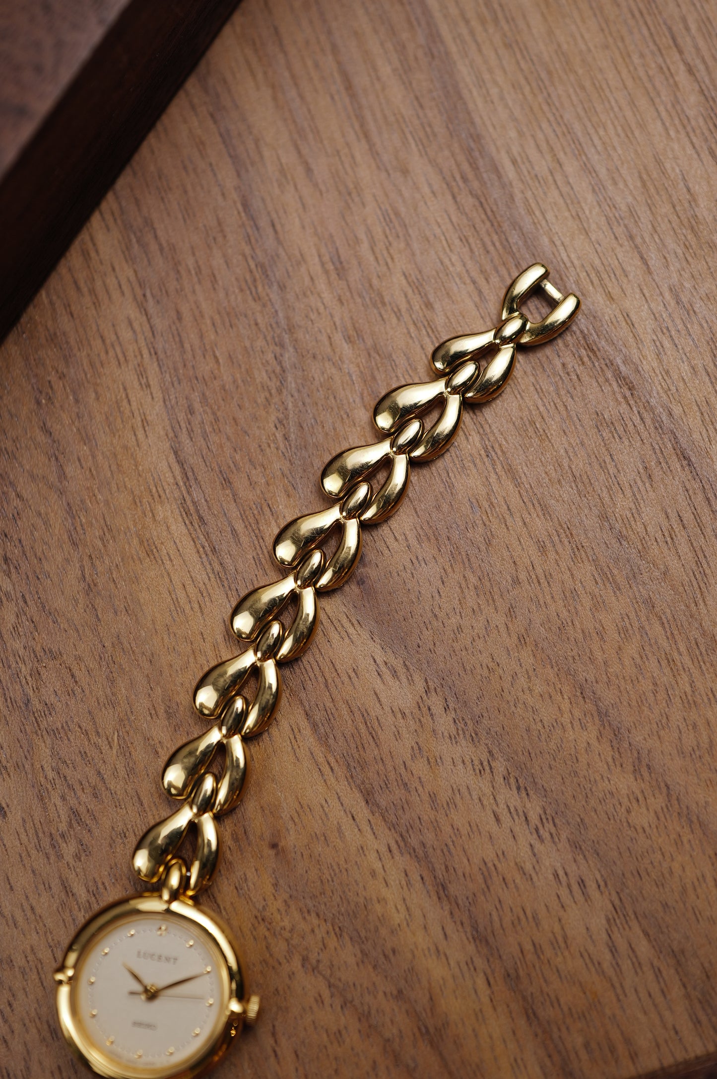 Seiko lucent Teardrop Bracelet 4N21-0480 Circa.1992