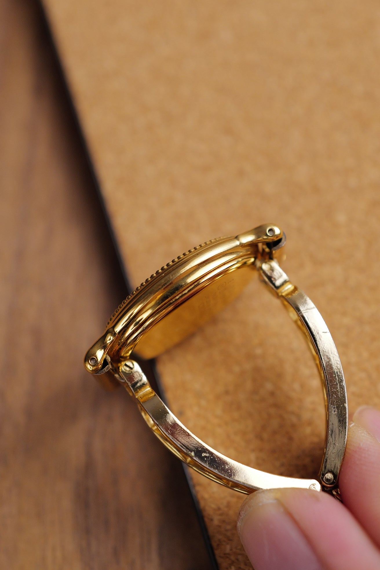 Seiko Exceline Roman "Opaline" Dial Art deco case. 1F20-6A40 Circa.1992