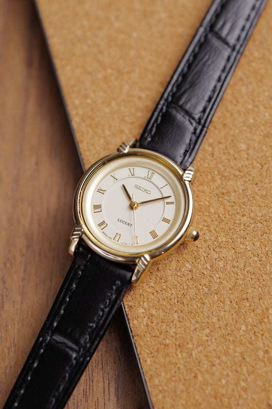 Ladies Seiko Lucent Roman Dial 1F21-0J1A Circa 1992
