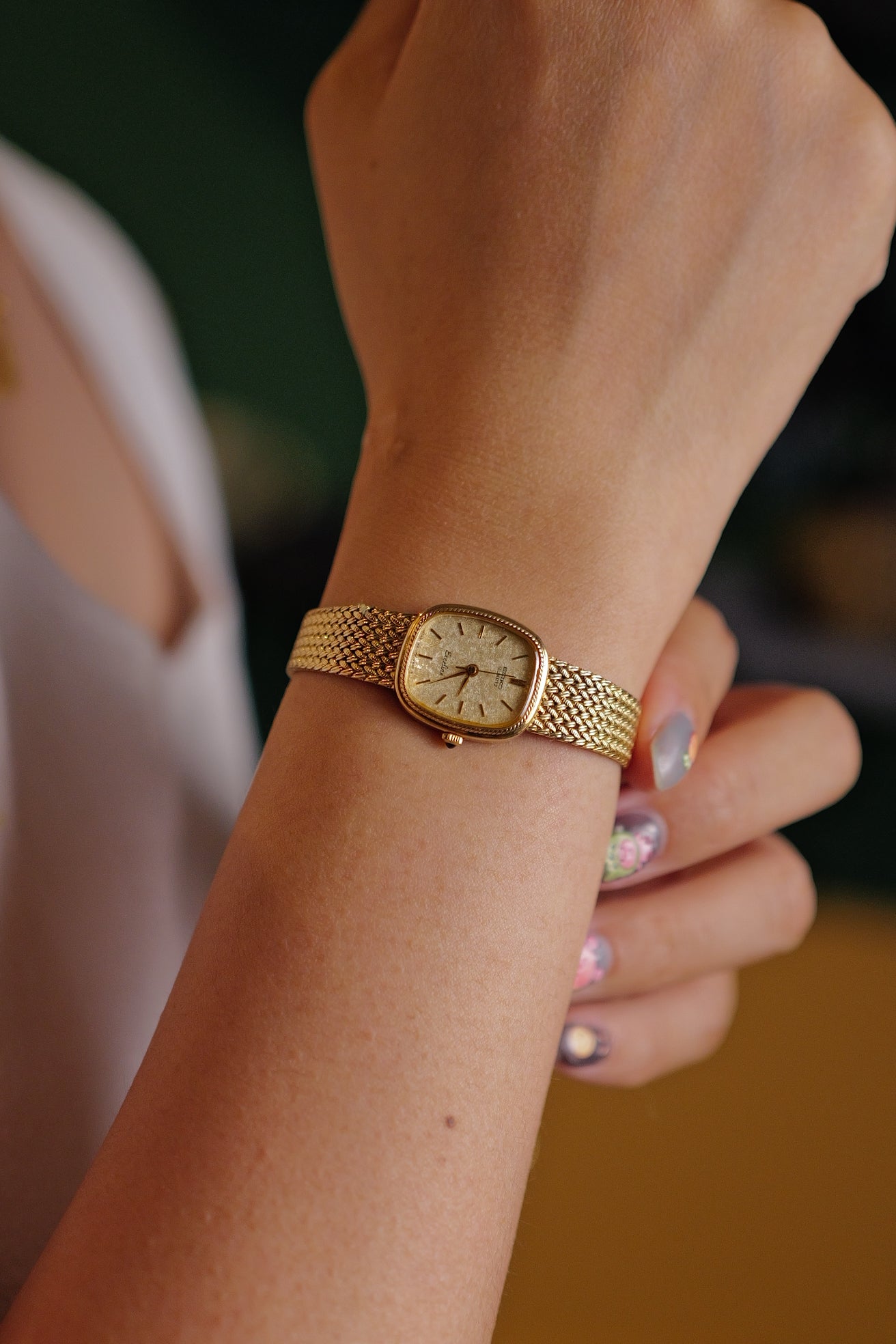 Ladies Seiko Exceline integrated bracelet 1221-5410 Circa. 1984
