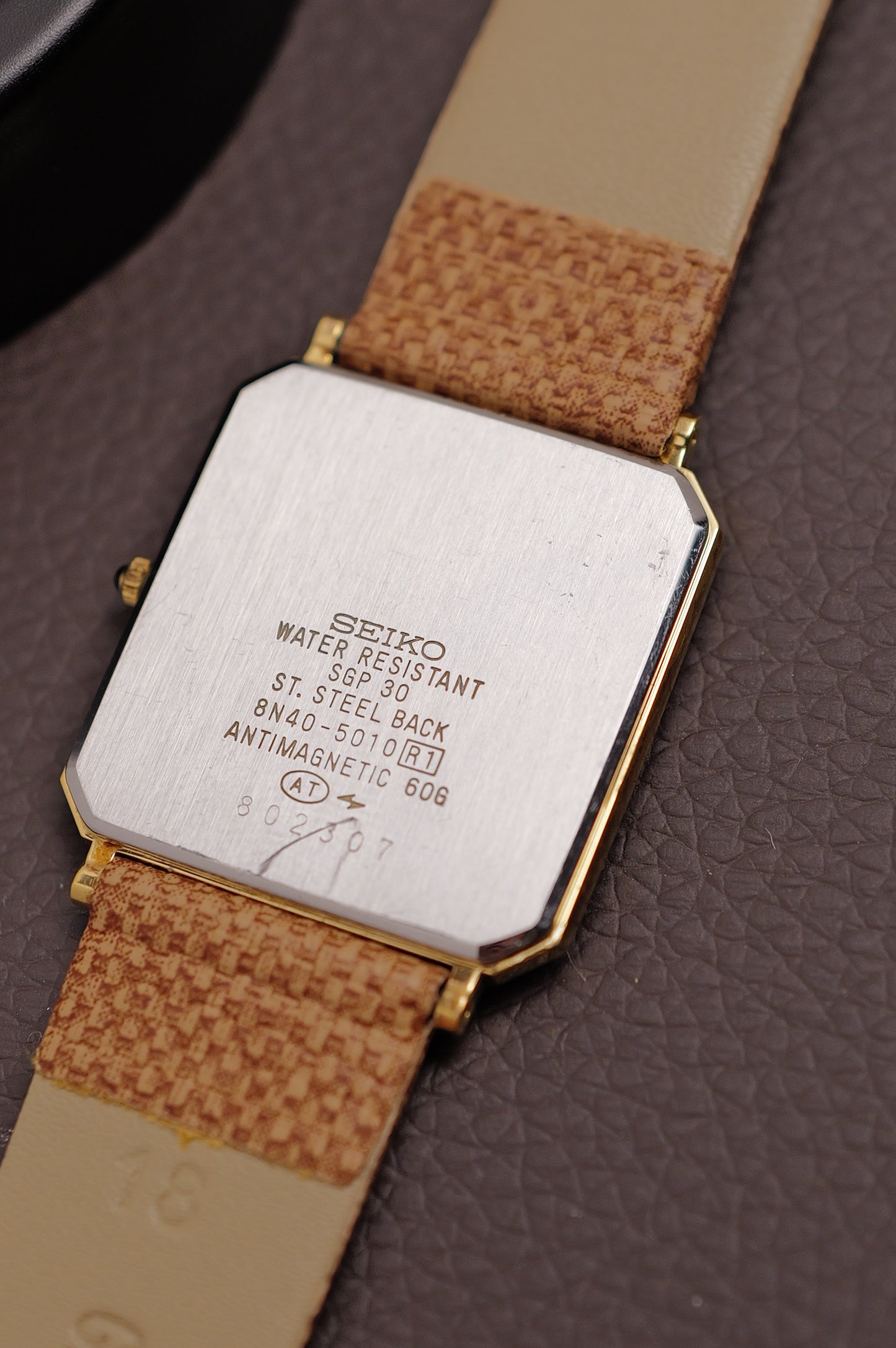 Seiko Dolce Step Bezel Octa 8N40-5010 Circa 1988 Anti Magnetic