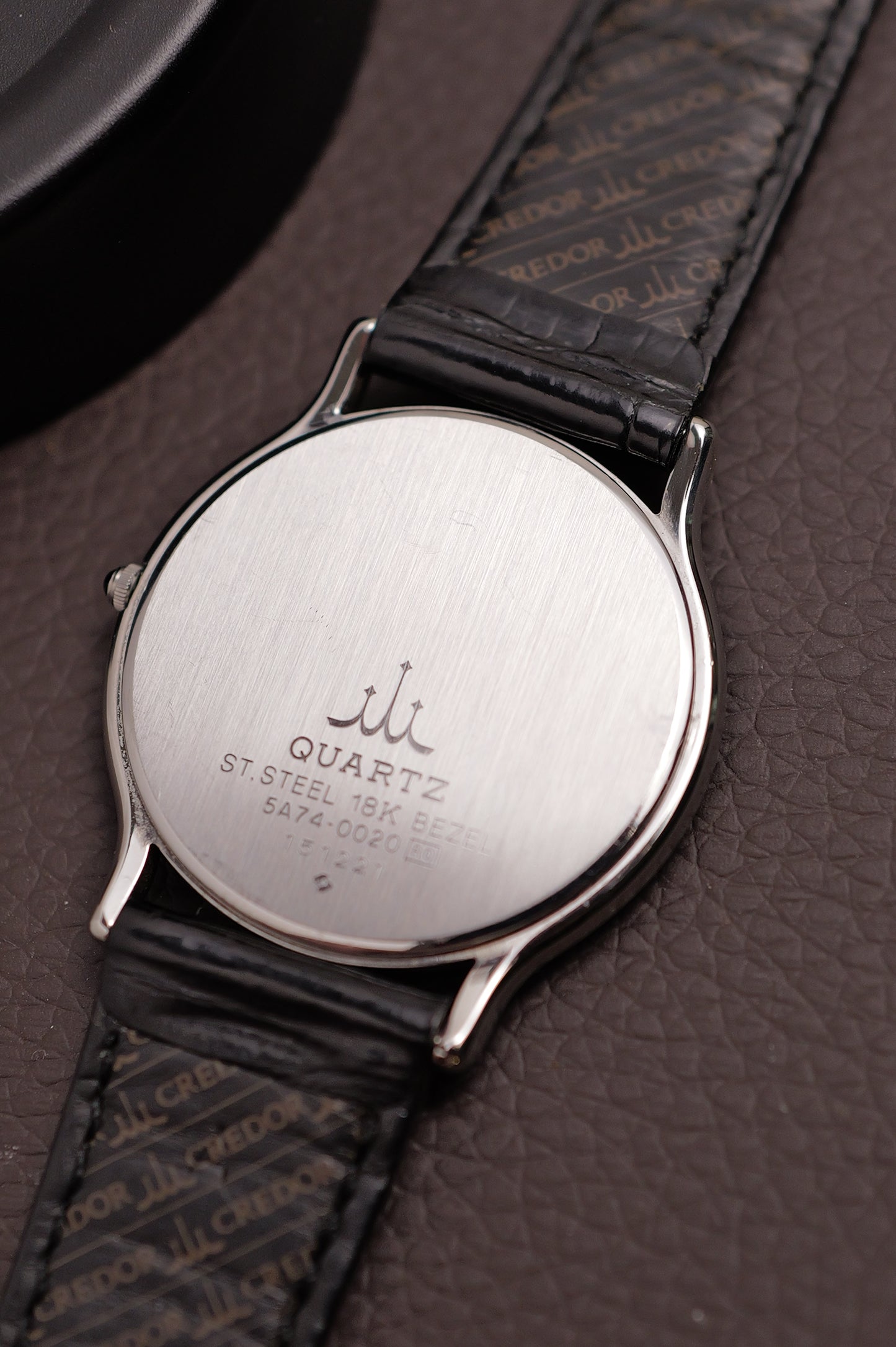 Credor Sector Dial Roman Numeral Large Size 18k solid bezel 5A74-0020 Circa. 1991