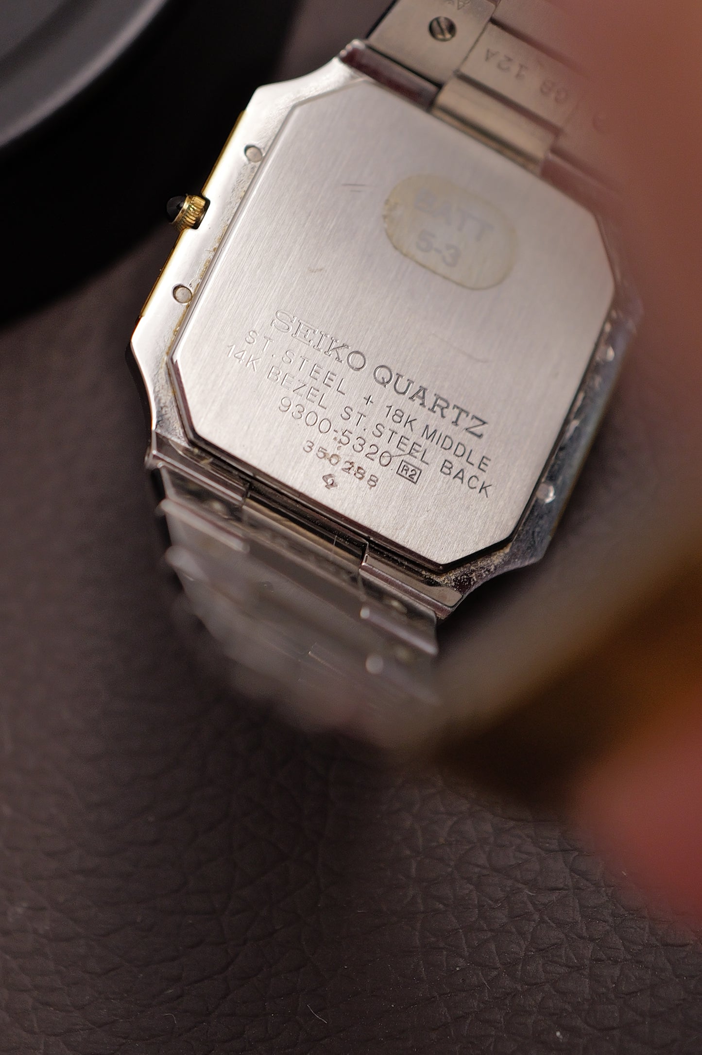Credor "santos" Ultra thin 18k solid 8420-5360