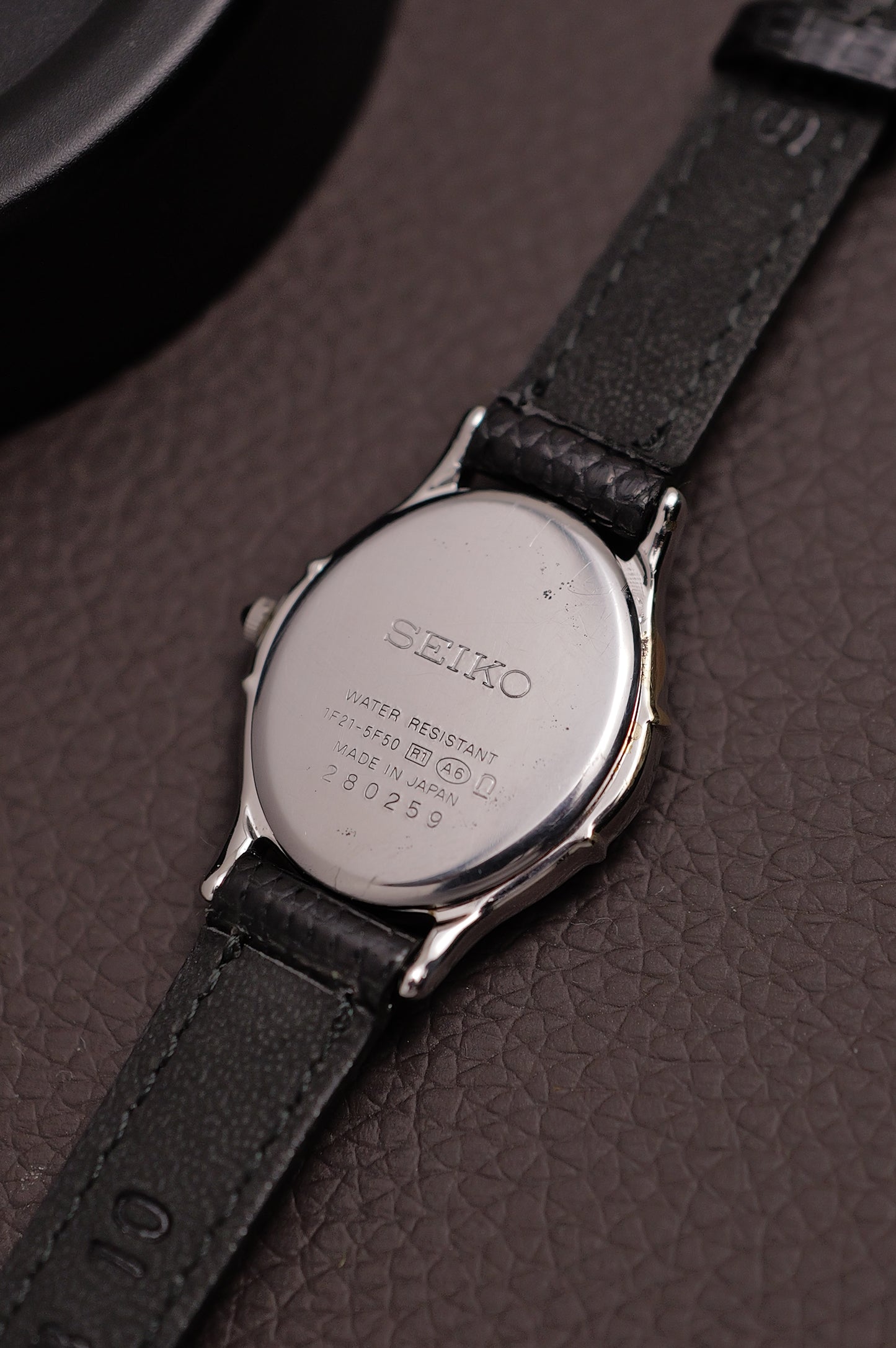 Seiko Exceline Art Deco Diamond Case with Mother of Pearl Dial