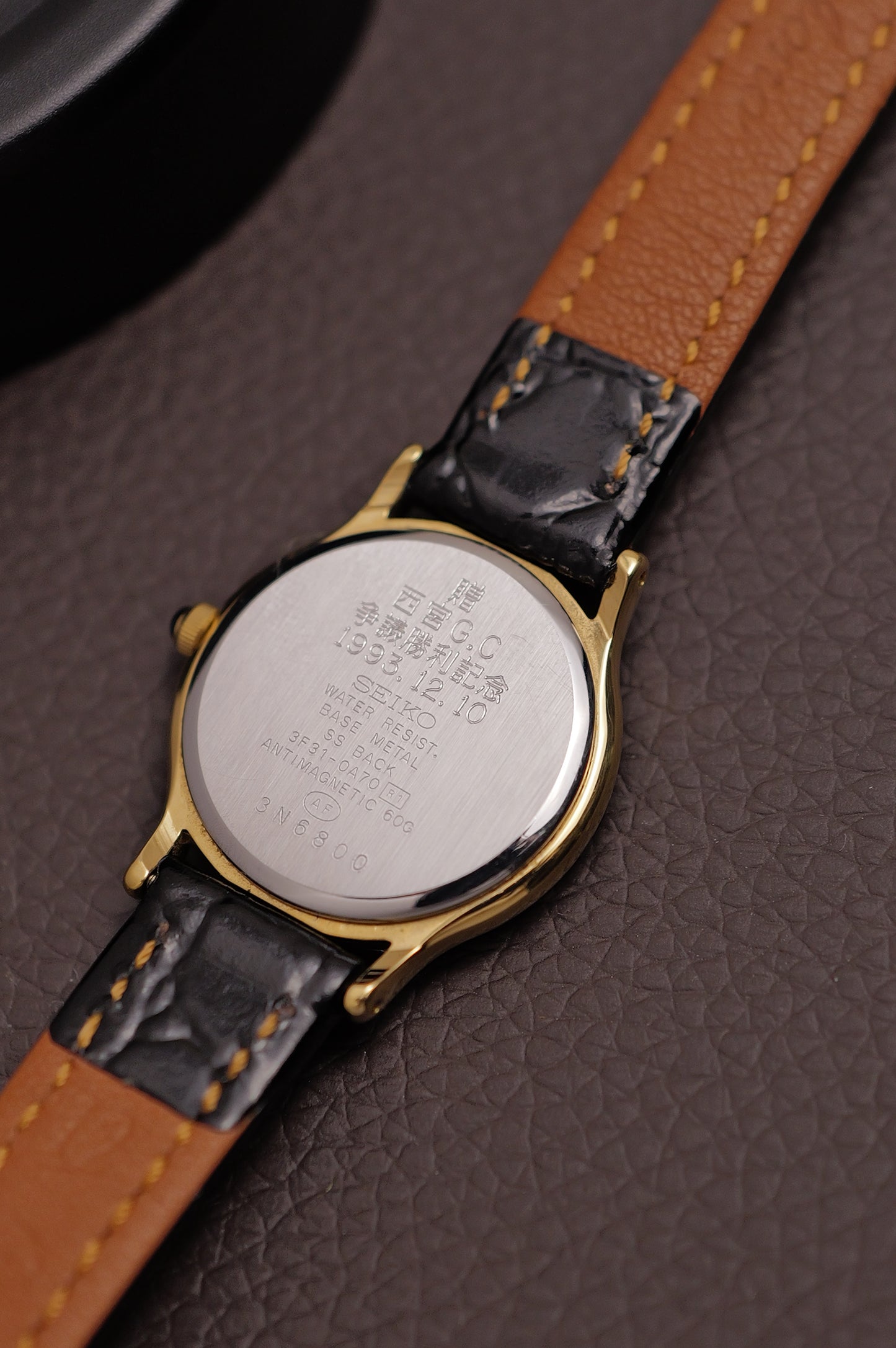 Seiko Exceline Mother of Pearl Roman 3F31-0A70 Circa. 1993 with original buckle