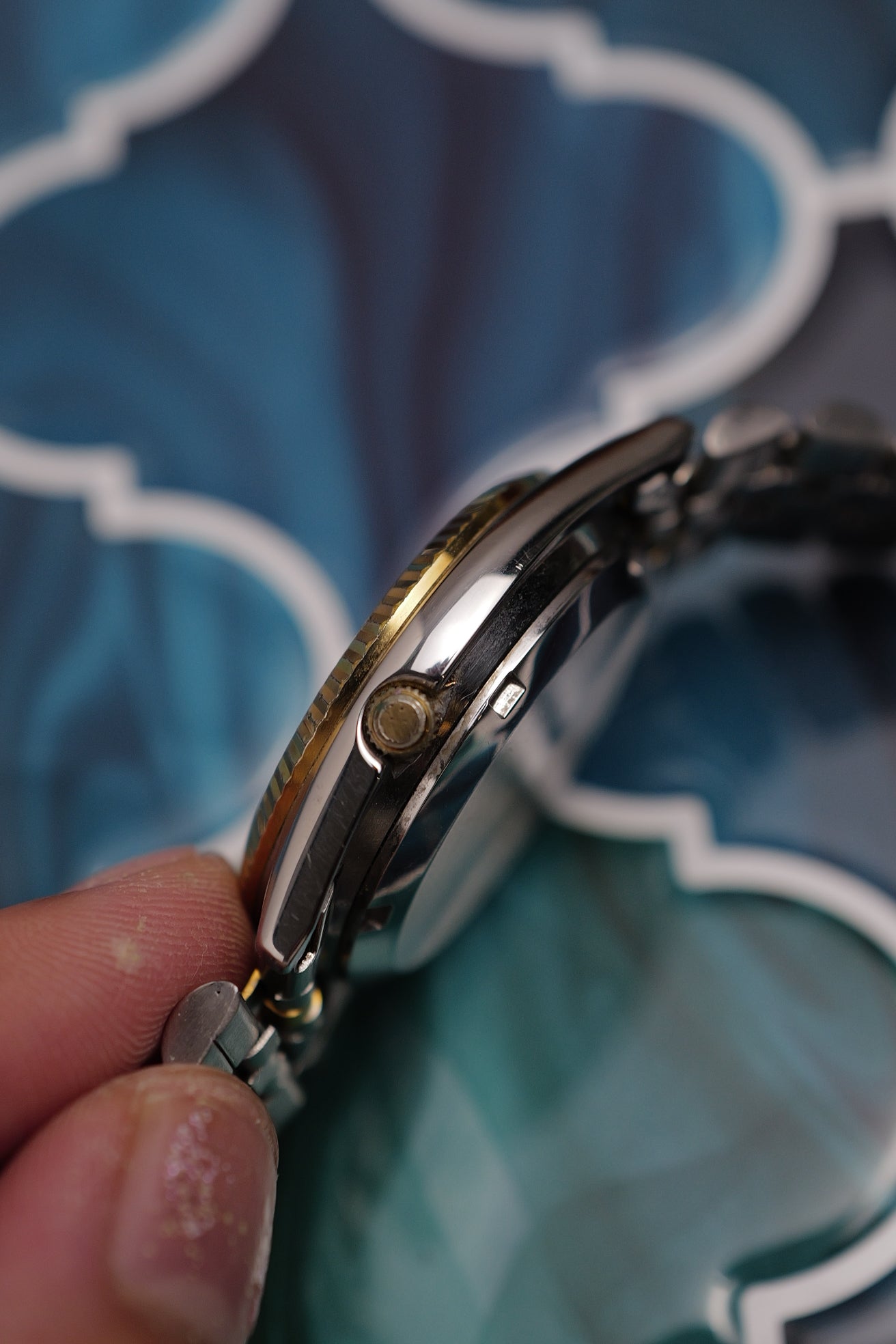 Seiko 5 "Datejust" in two tone 7s26-3110 Circa.2000
