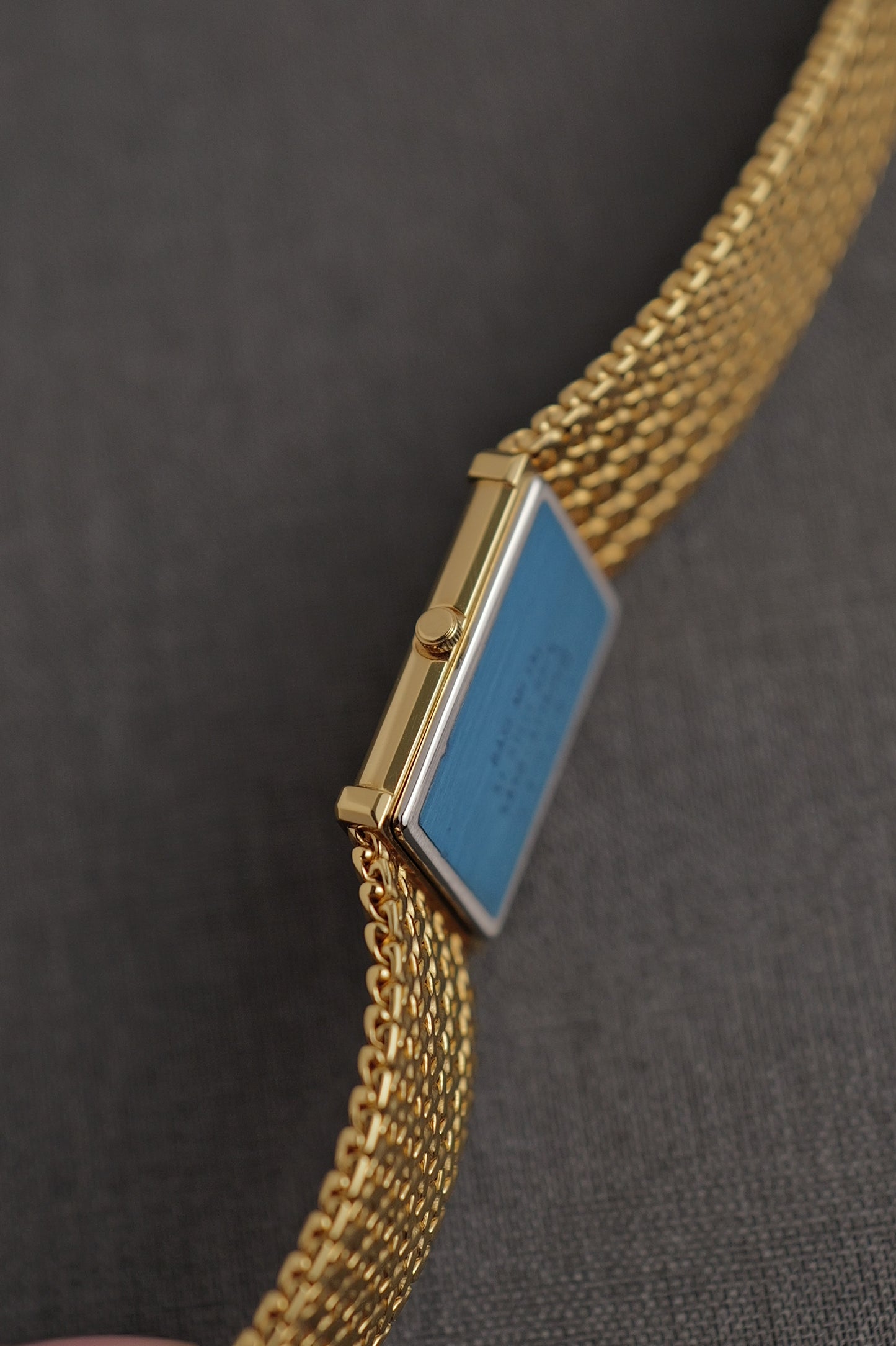 Seiko Lassale Tank Integrated Bracelet Circa. 1985