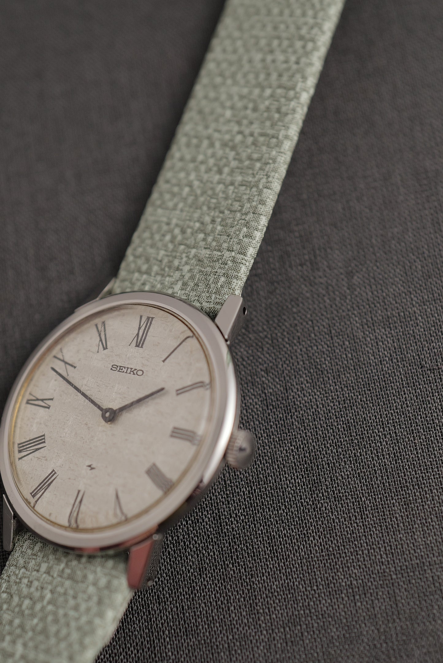 Seiko Charriot Cross-Linen Sakura Dial Hi-beat Circa. 1972