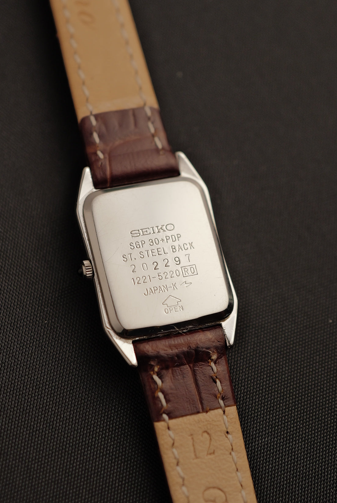 Seiko Exceline "Art-Deco case" Tank Circa. 1982