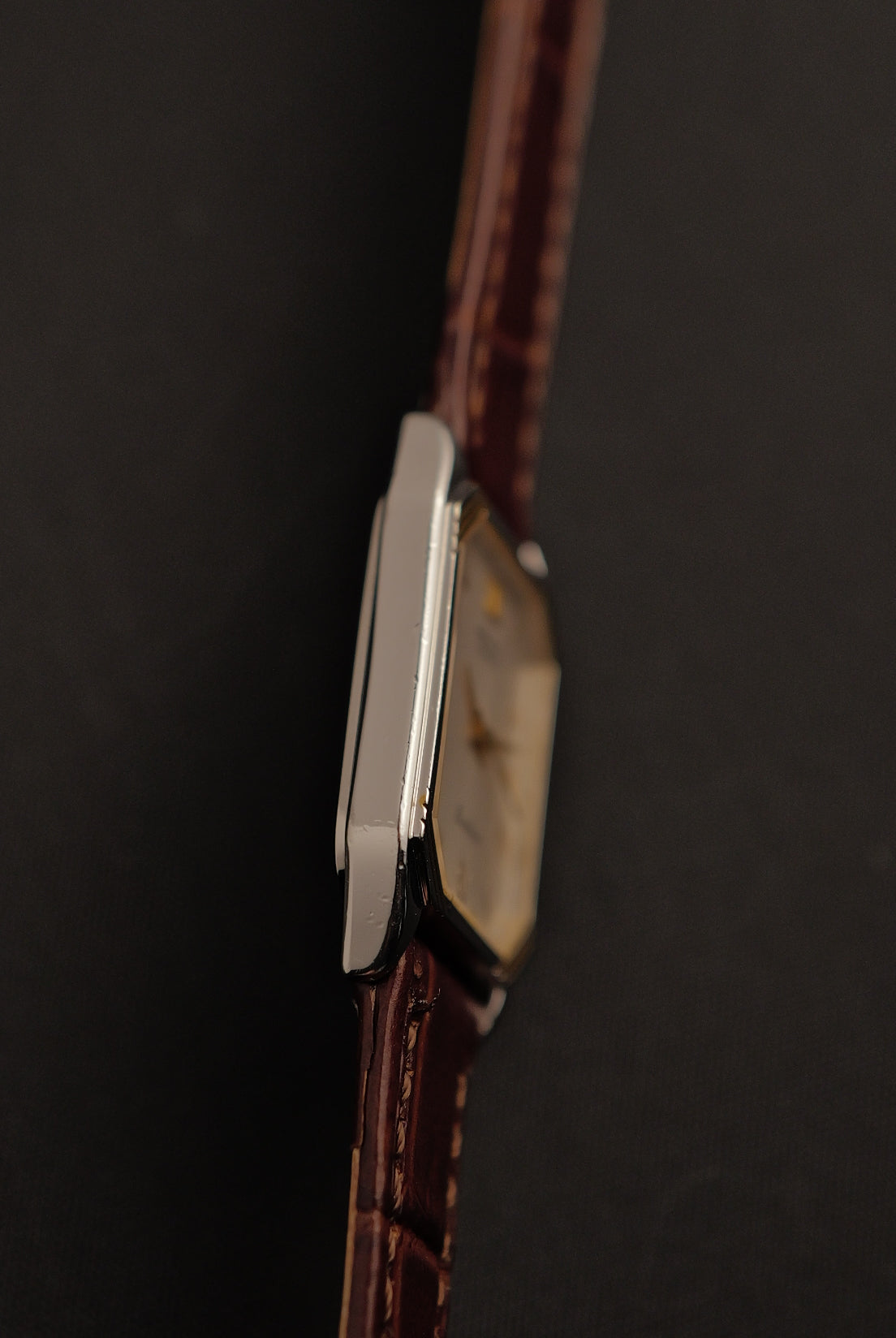 Seiko Exceline "Art-Deco case" Tank Circa. 1982