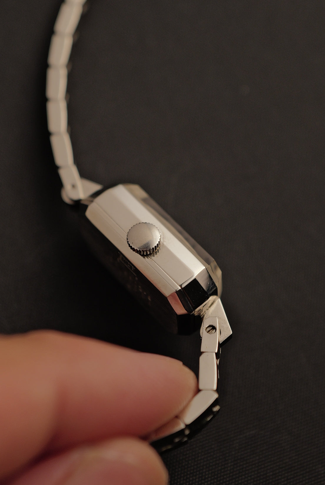 Citizen Noble "Crystal Pill" Manual winding Circa. 1980s.