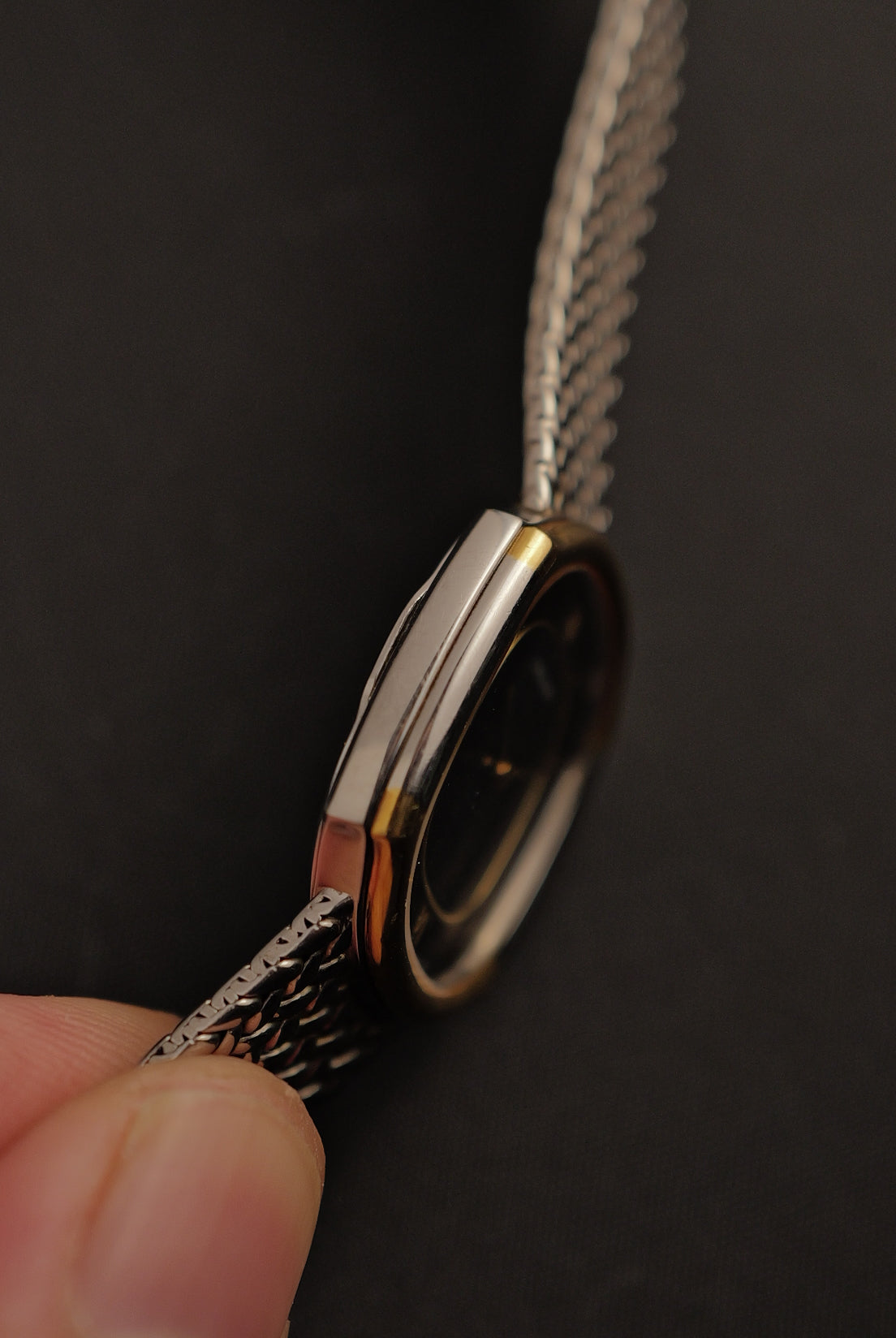 Credor Ladies Green Tiger eye Stone dial Circa. 1993