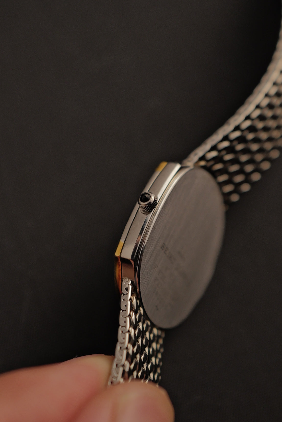 Credor Ladies Green Tiger eye Stone dial Circa. 1993