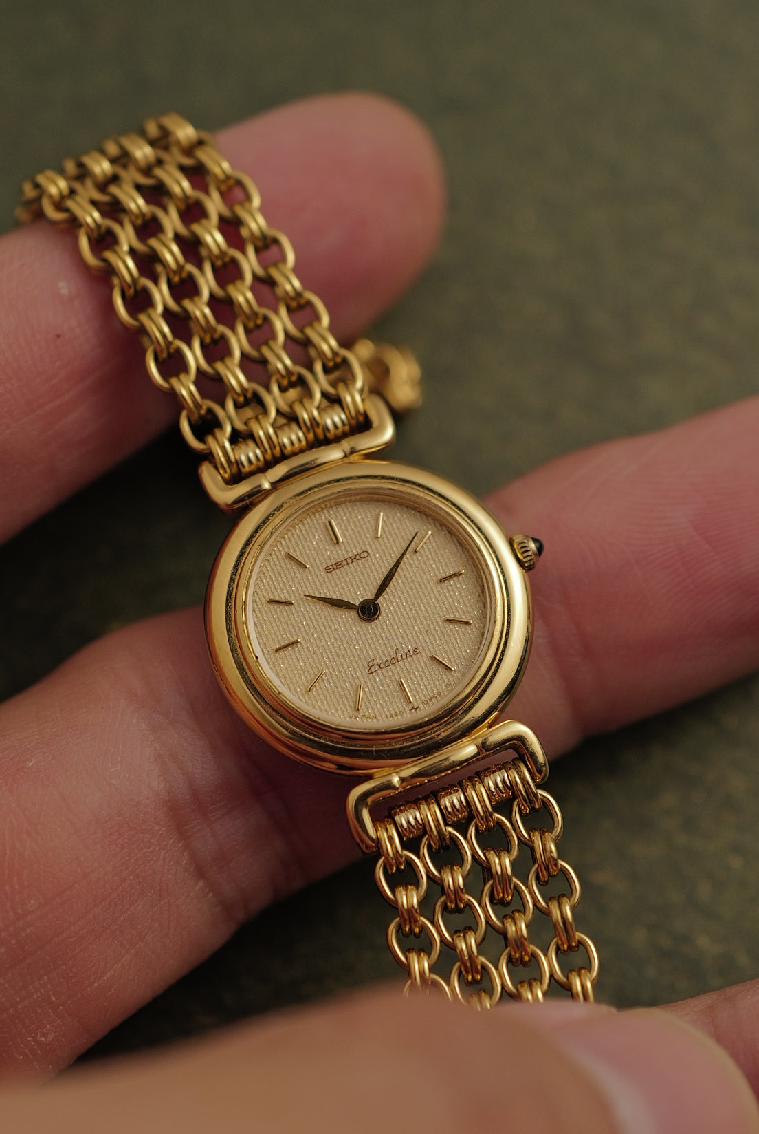 Seiko Exceline "Golden Chainmail" Circa.1988