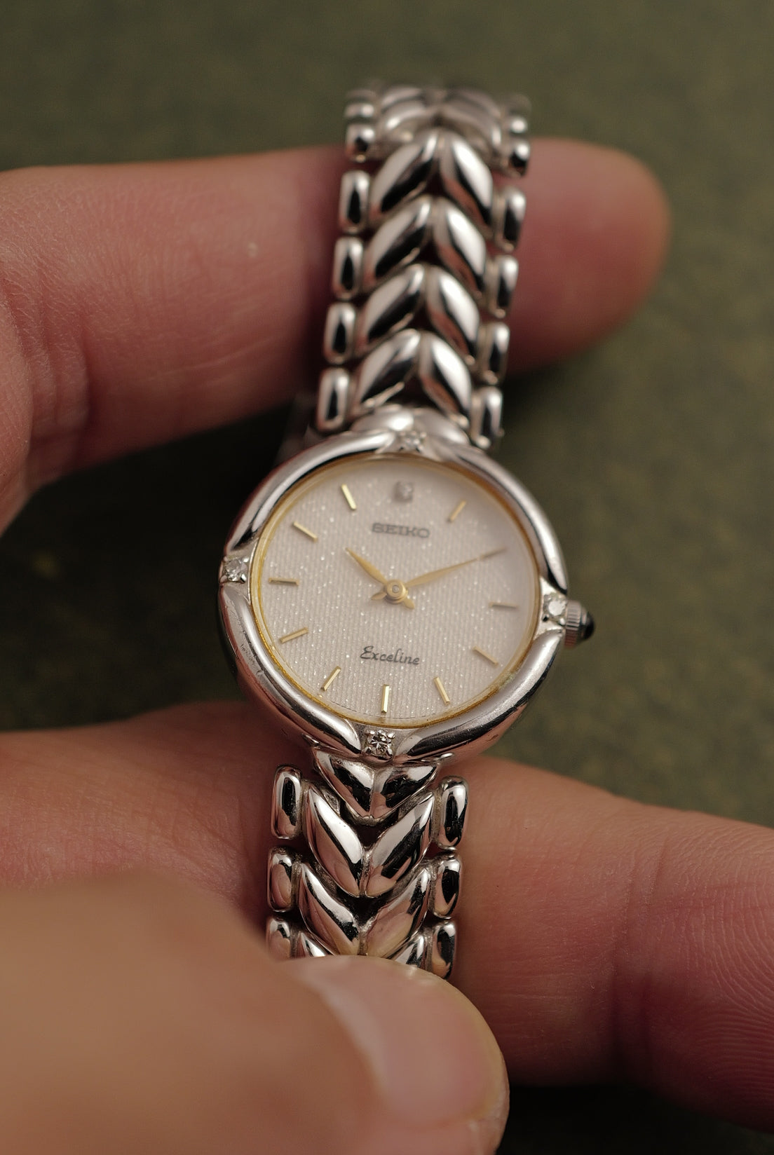 Seiko Exceline V-links Circa. 1991