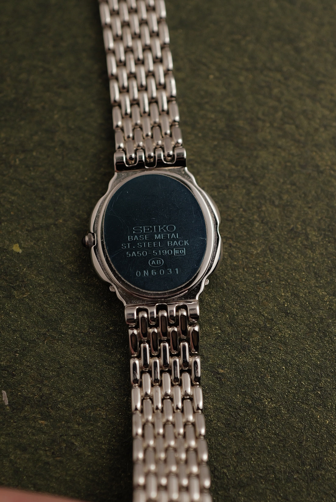 Seiko Exceline "Diamond petals" Mother of pearl circa. 1990