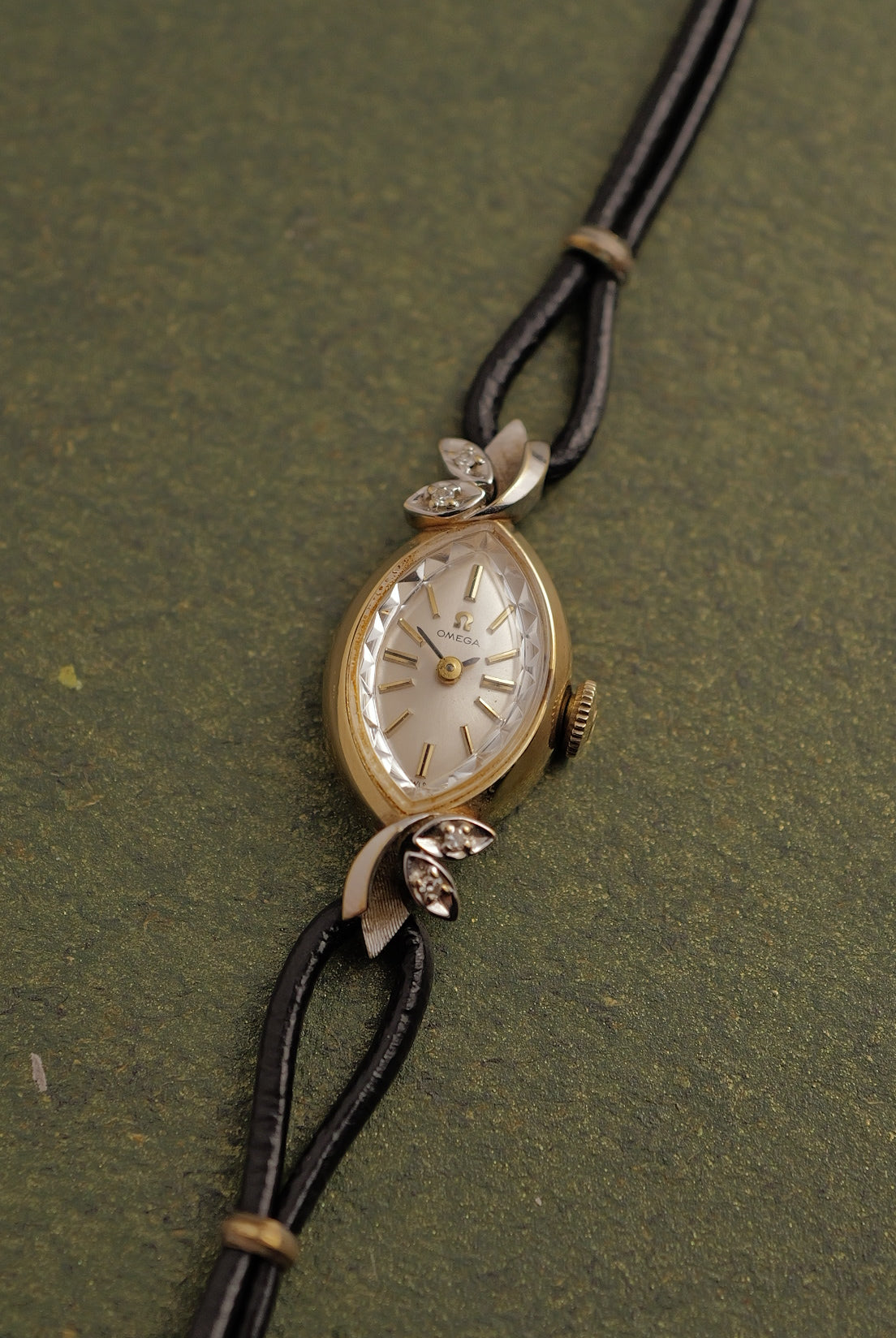 Omega "Floral Cocktail" watch with diamonds circa. 1960s