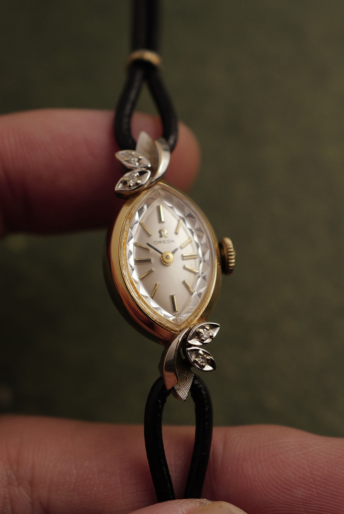 Omega "Floral Cocktail" watch with diamonds circa. 1960s