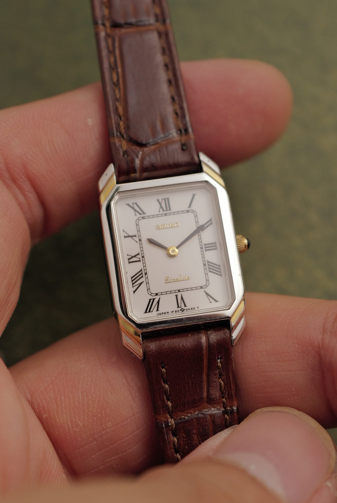 Seiko Exceline Art-deco Tank Circa. 1989