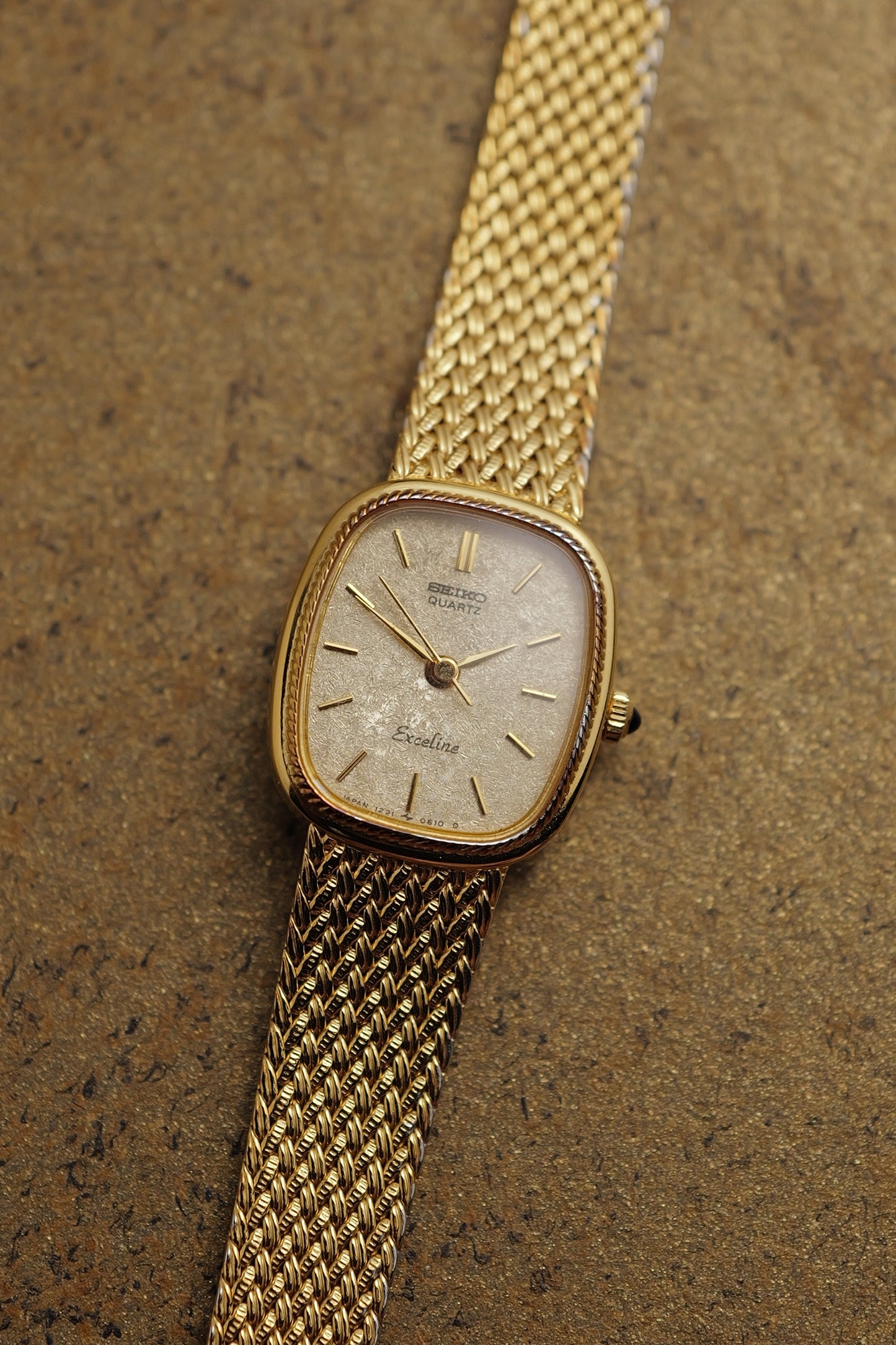 Seiko Exceline "Golden Wisp" Full Bracelet Circa. 1986