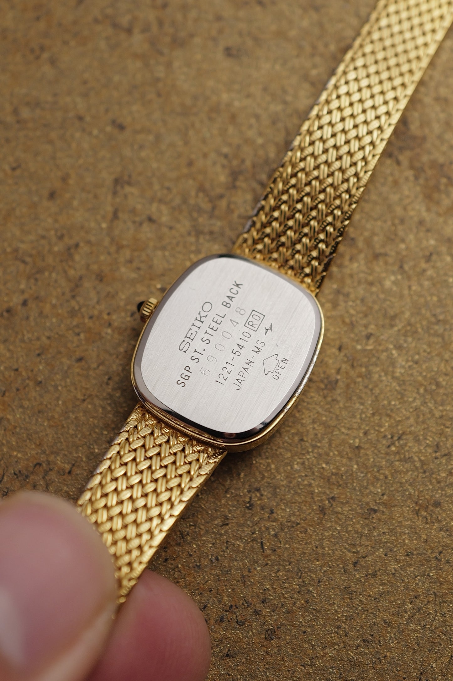 Seiko Exceline "Golden Wisp" Full Bracelet Circa. 1986