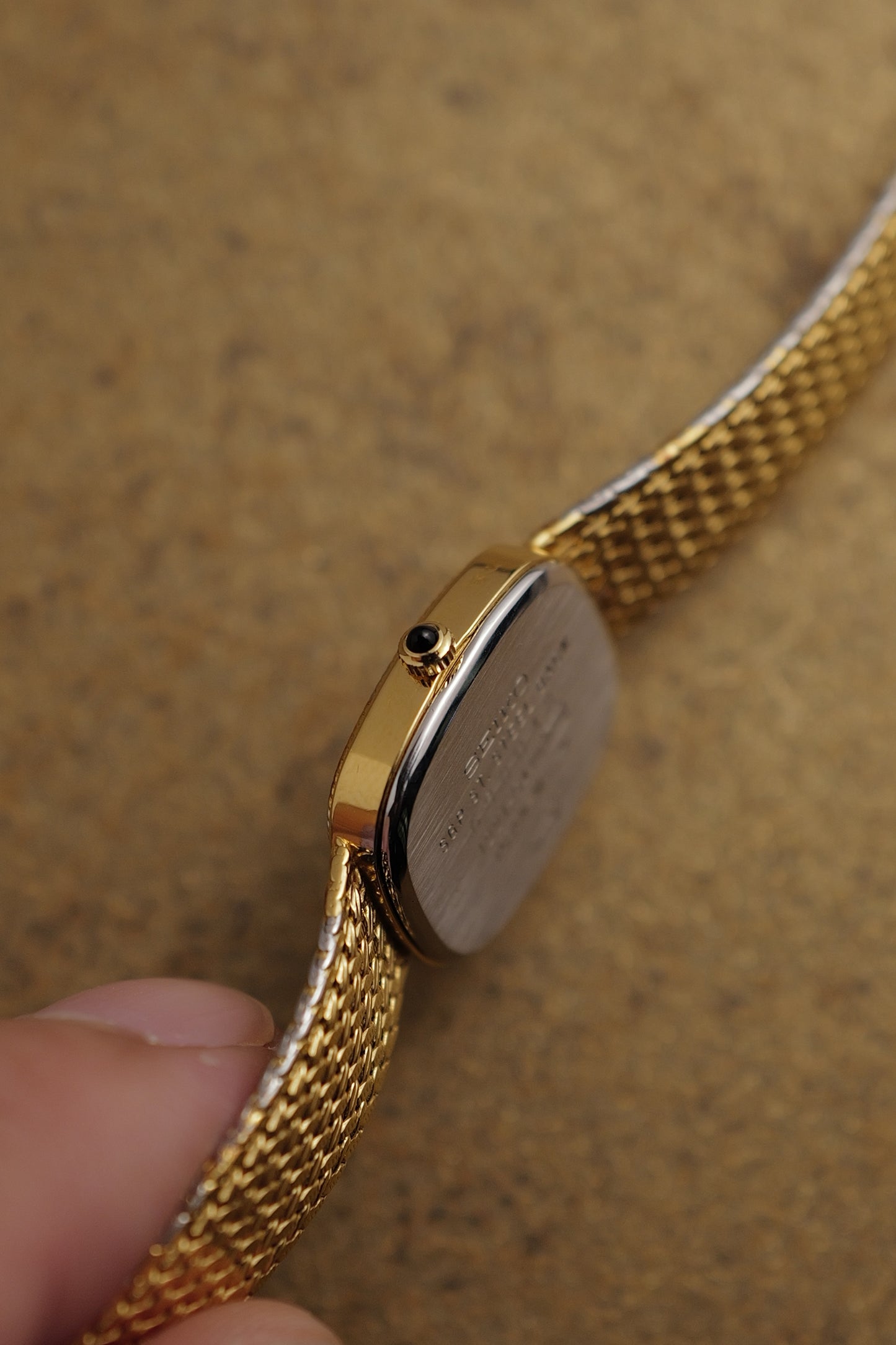 Seiko Exceline "Golden Wisp" Full Bracelet Circa. 1986
