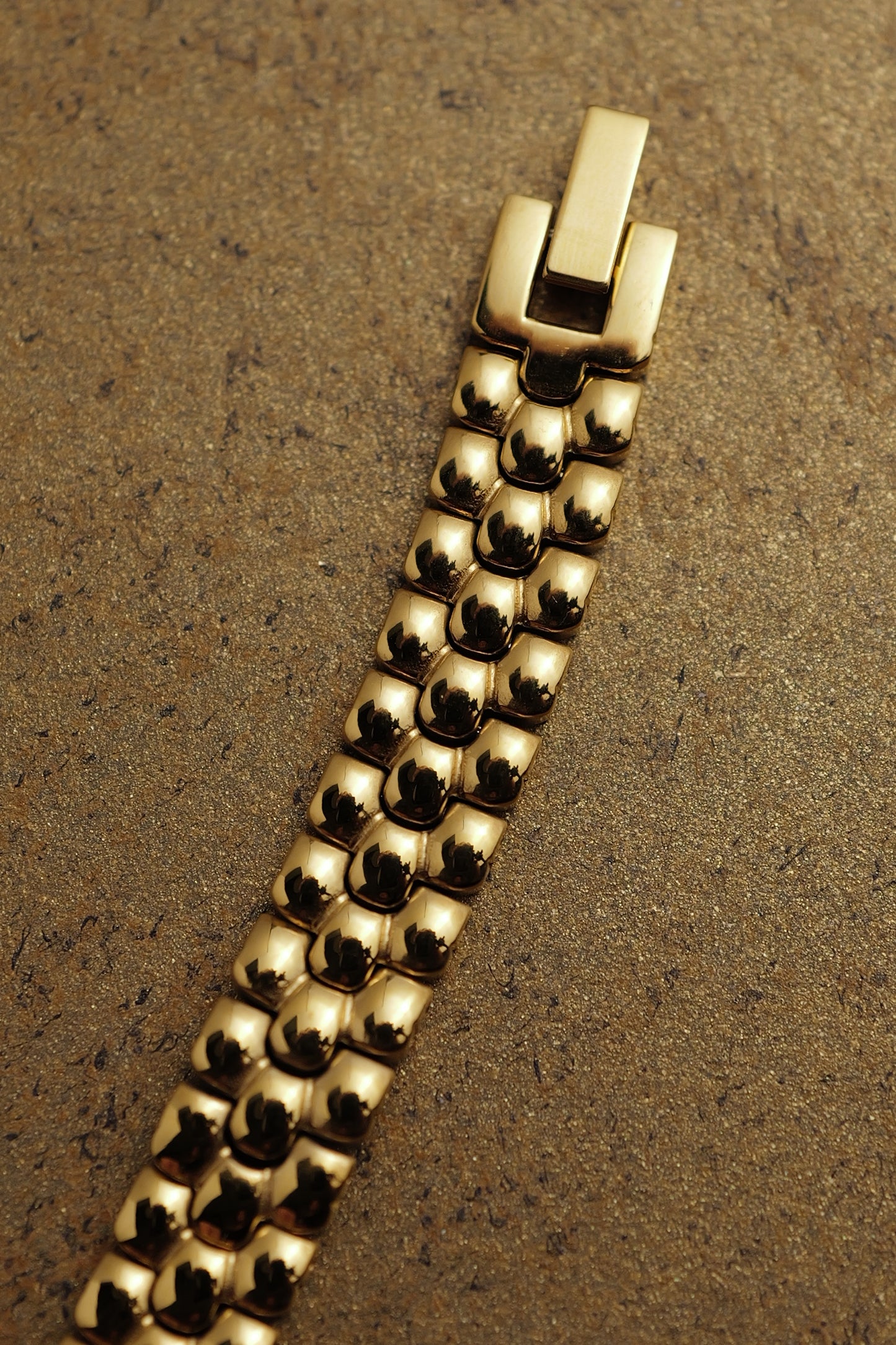 Seiko Exceline MOP Art Deco Diamond on Custom bracelet Circa.1996