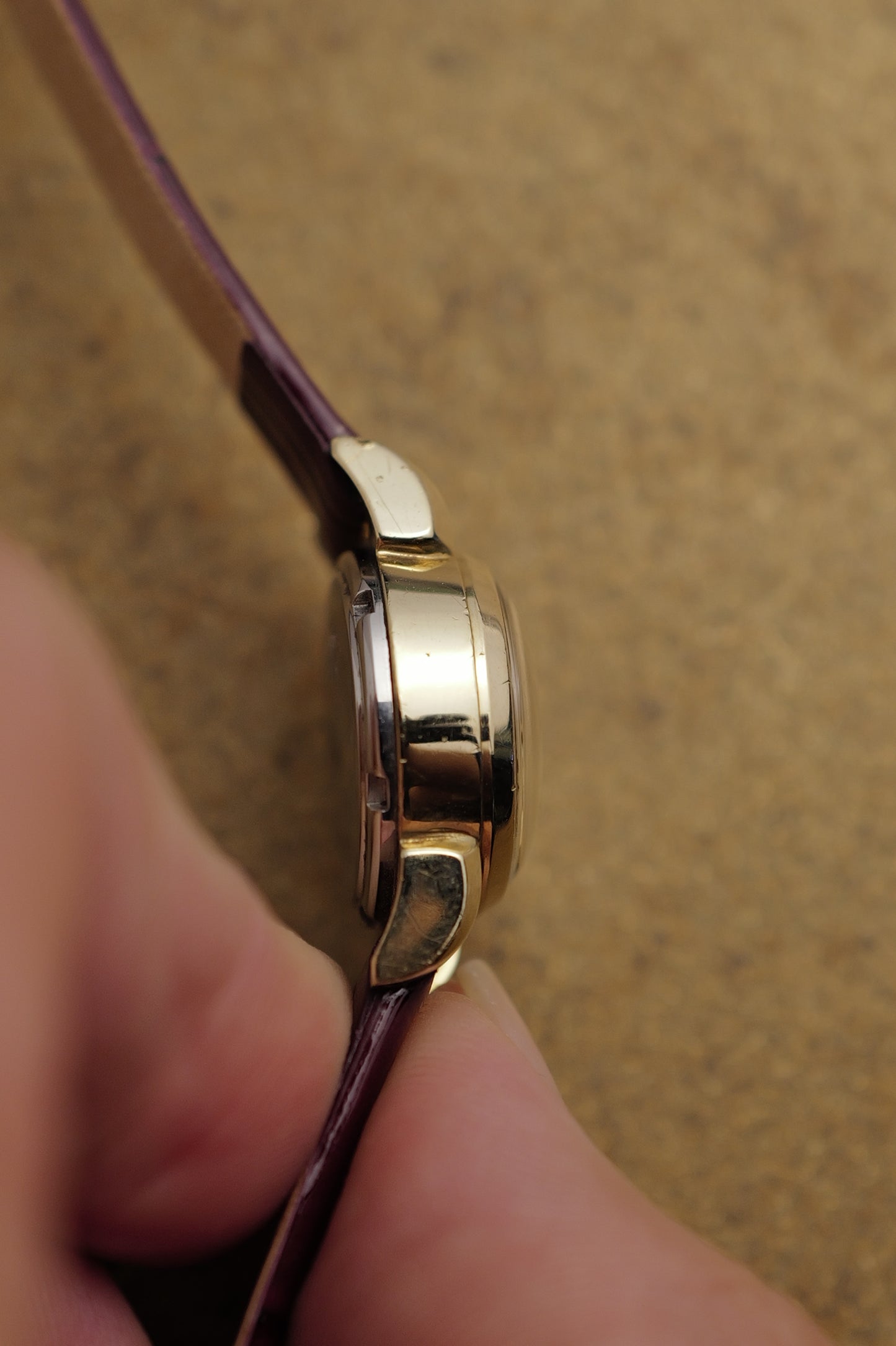 Omega Ladymatic "Bull Lugs" Circa. 1955