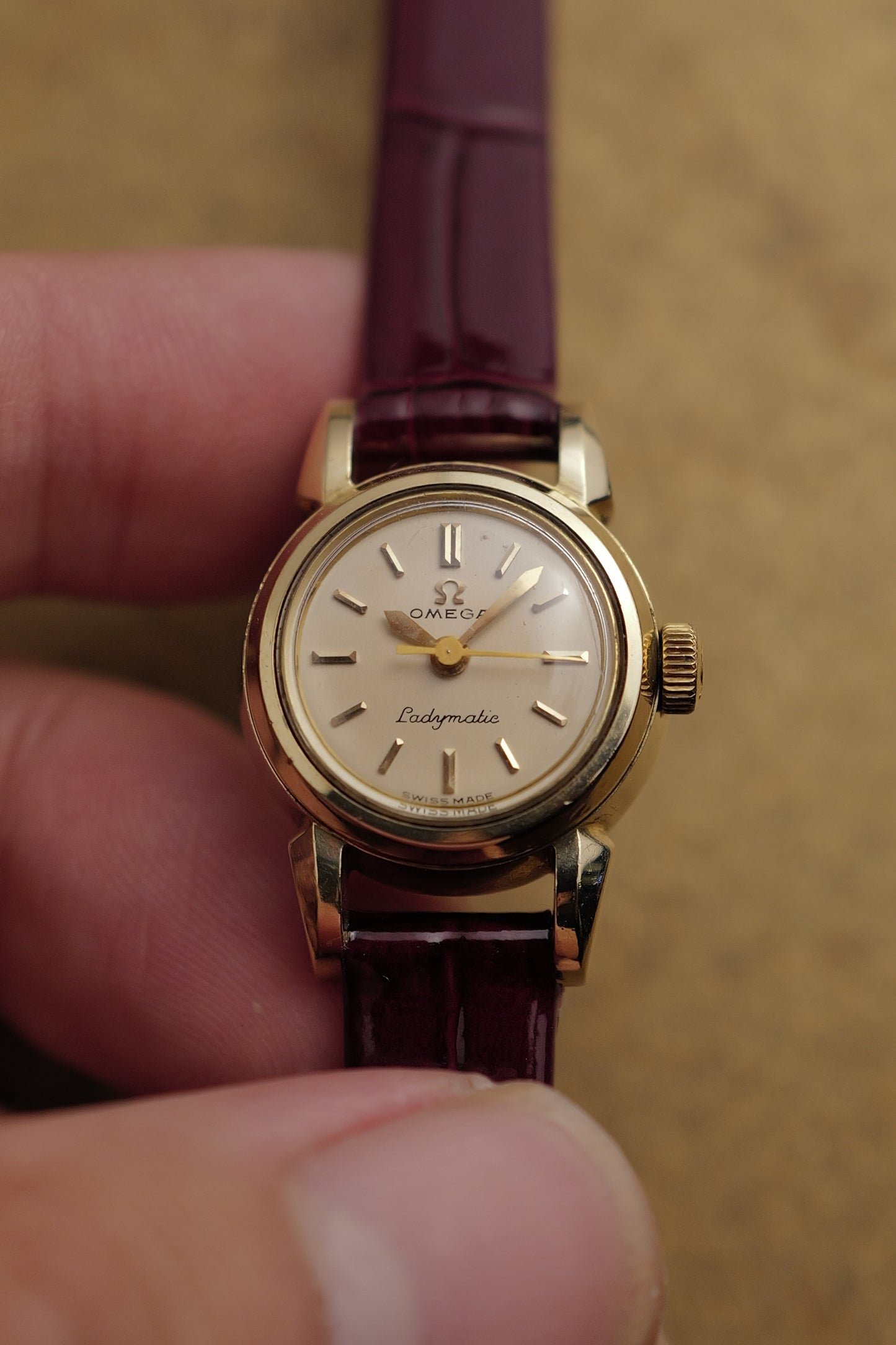 Omega Ladymatic "Bull Lugs" Circa. 1955