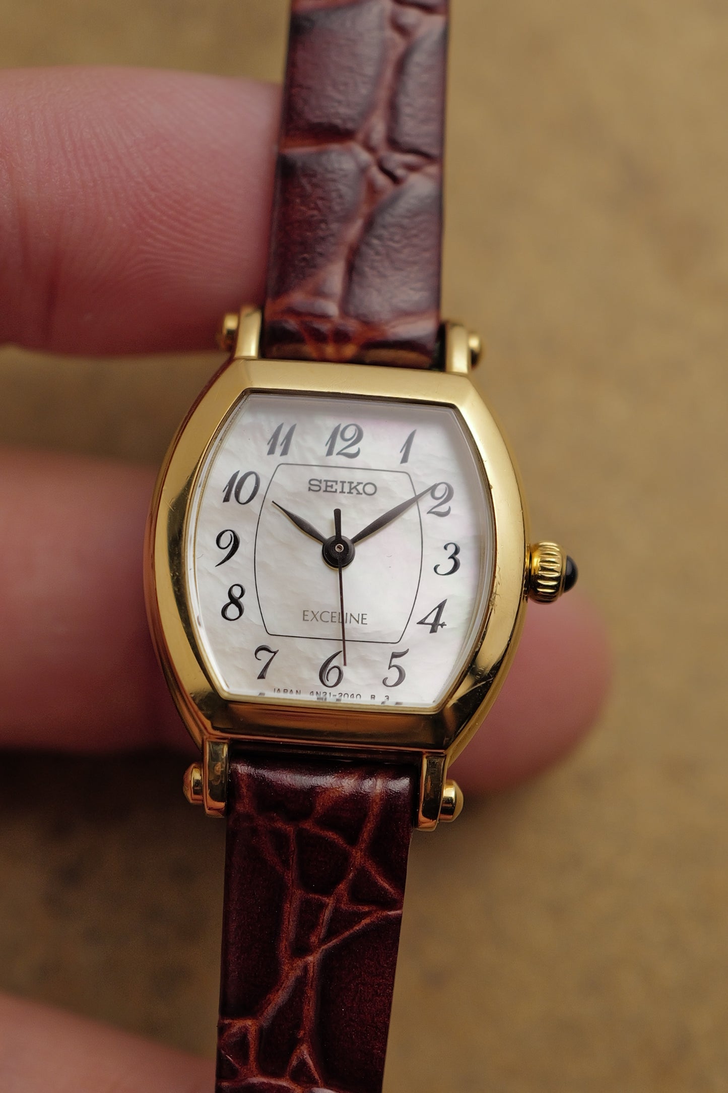 Seiko Exceline "Tortue" Mother of Pearl Circa. 1991