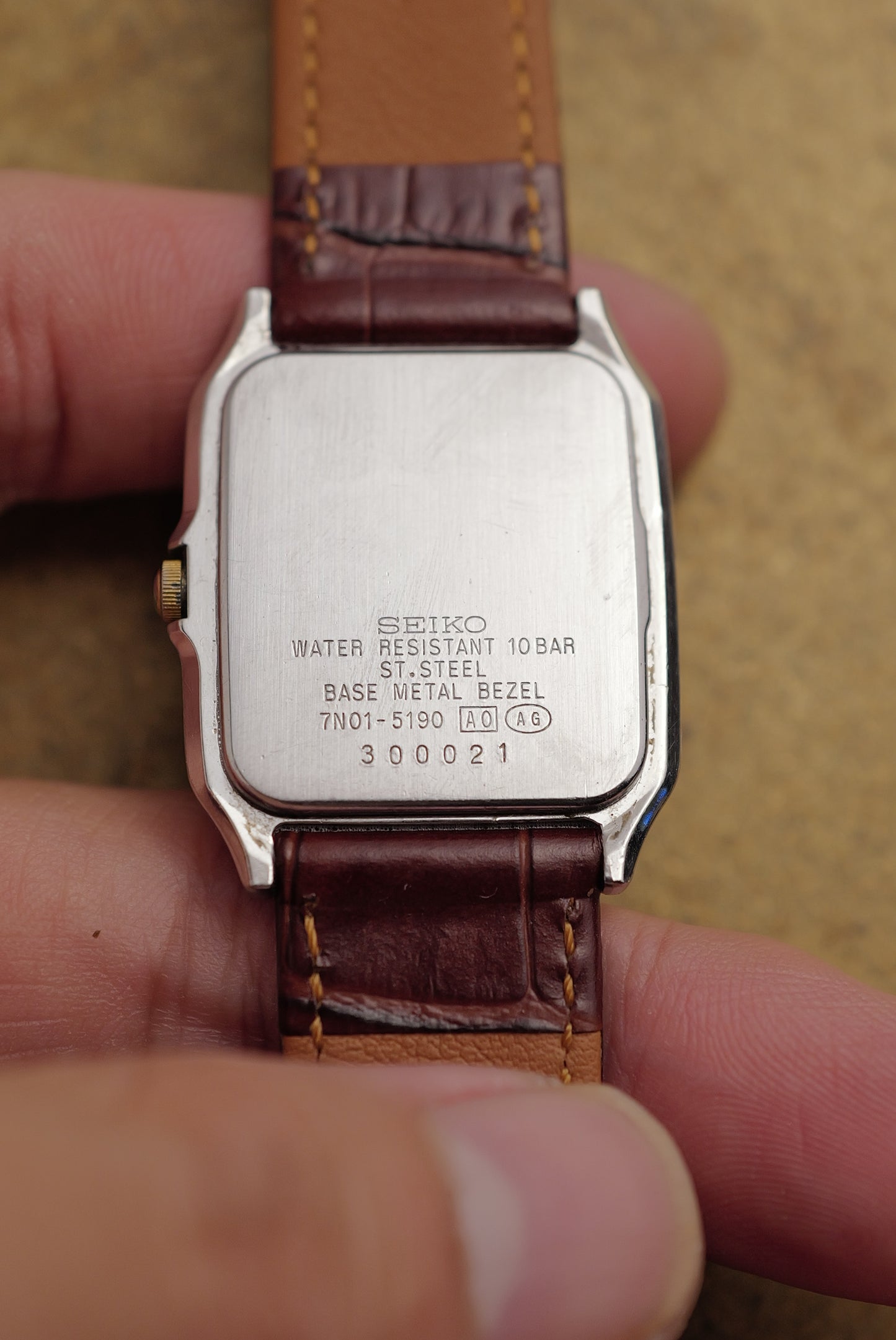Seiko Lucent "Santos" 7N01-5190 Circa. 1994 w/ original bracelet