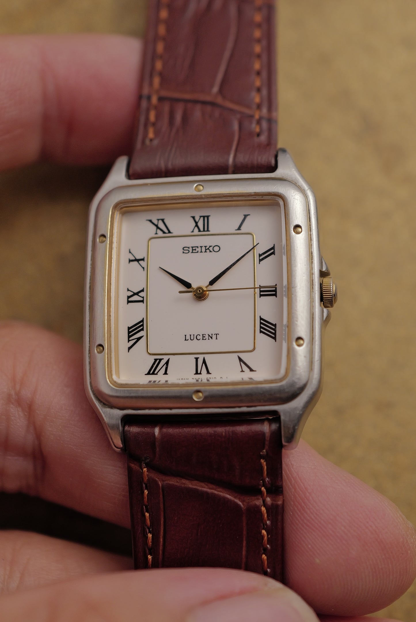 Seiko Lucent "Santos" 7N01-5190 Circa. 1994 w/ original bracelet