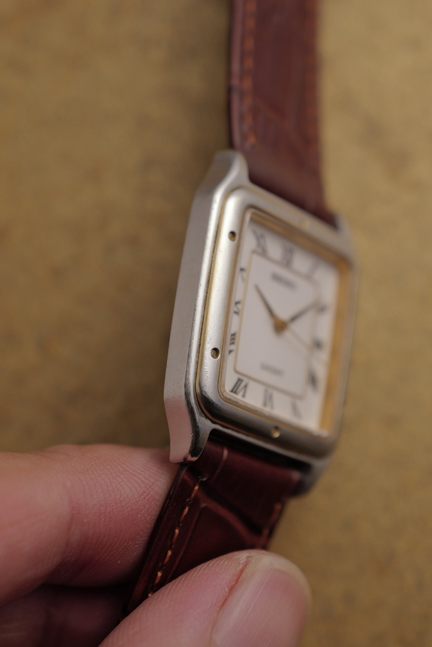 Seiko Lucent "Santos" 7N01-5190 Circa. 1994 w/ original bracelet