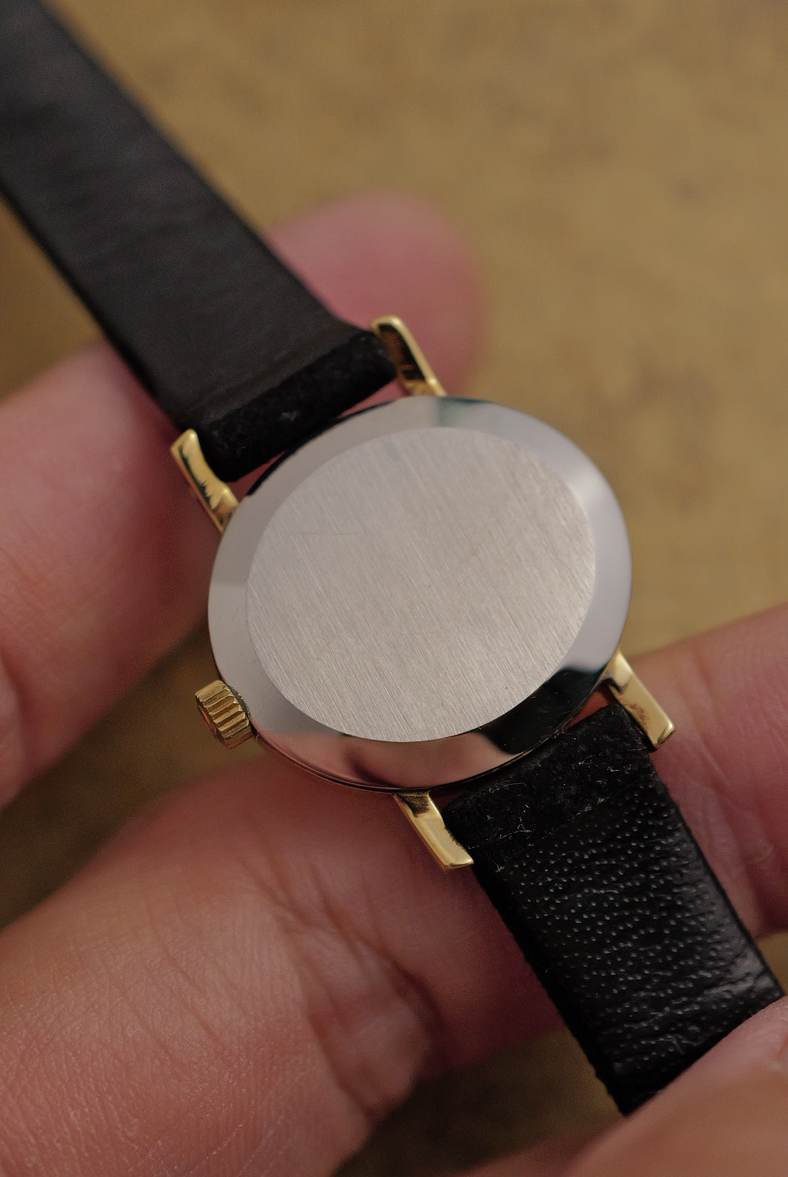 Omega Geneve oval "Linen" Manual winding w/ original strap buckle