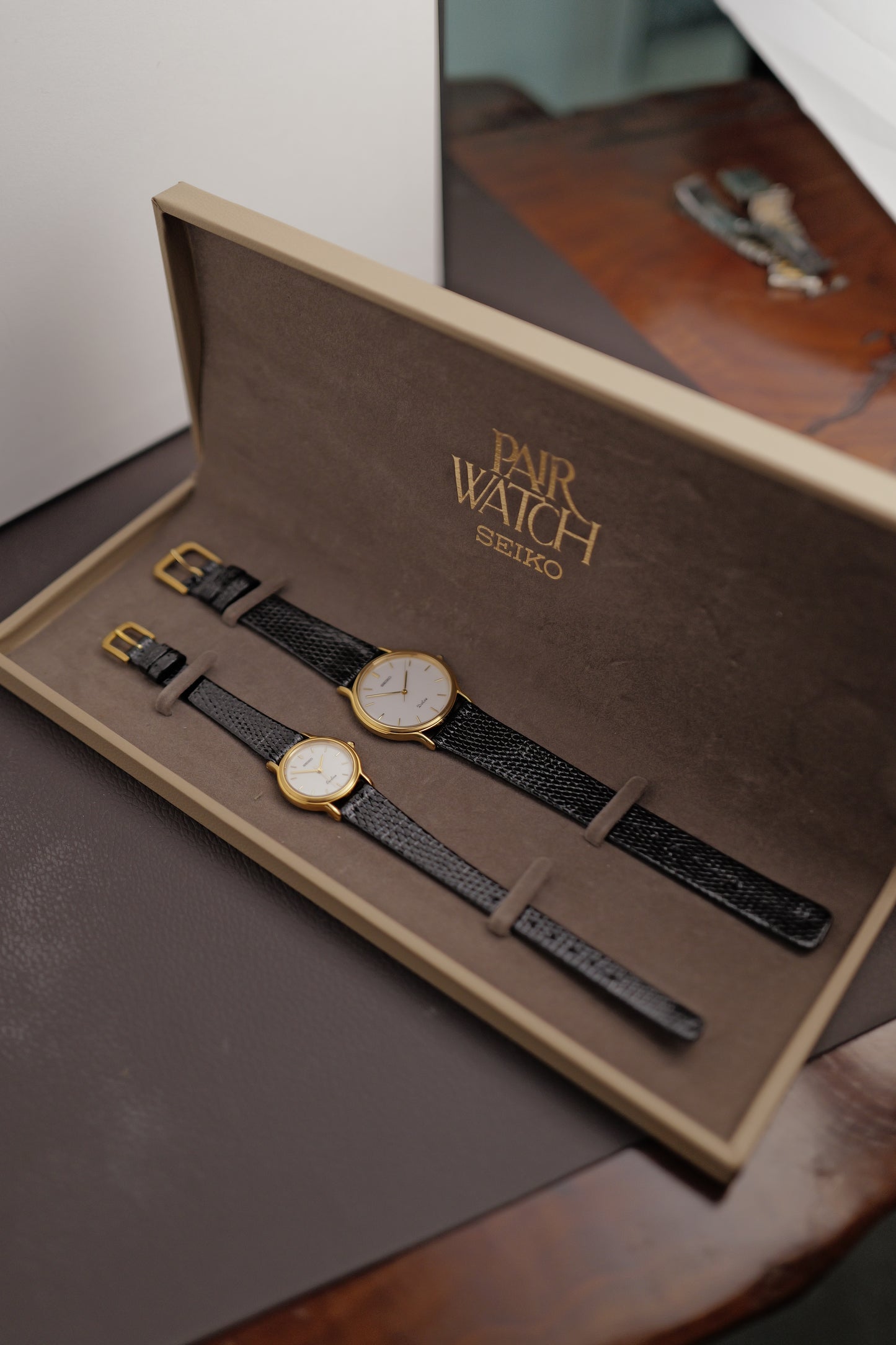 Seiko Dolce Exceline Couple Set w/ Original Box NOS Circa. 1989