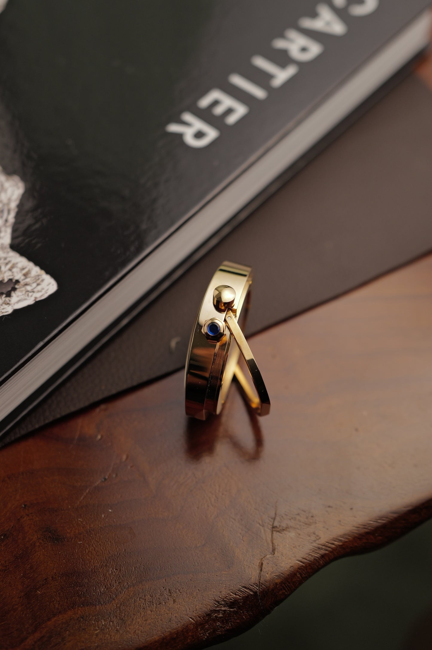 Cartier "Baignoire" Travel Clock with original box