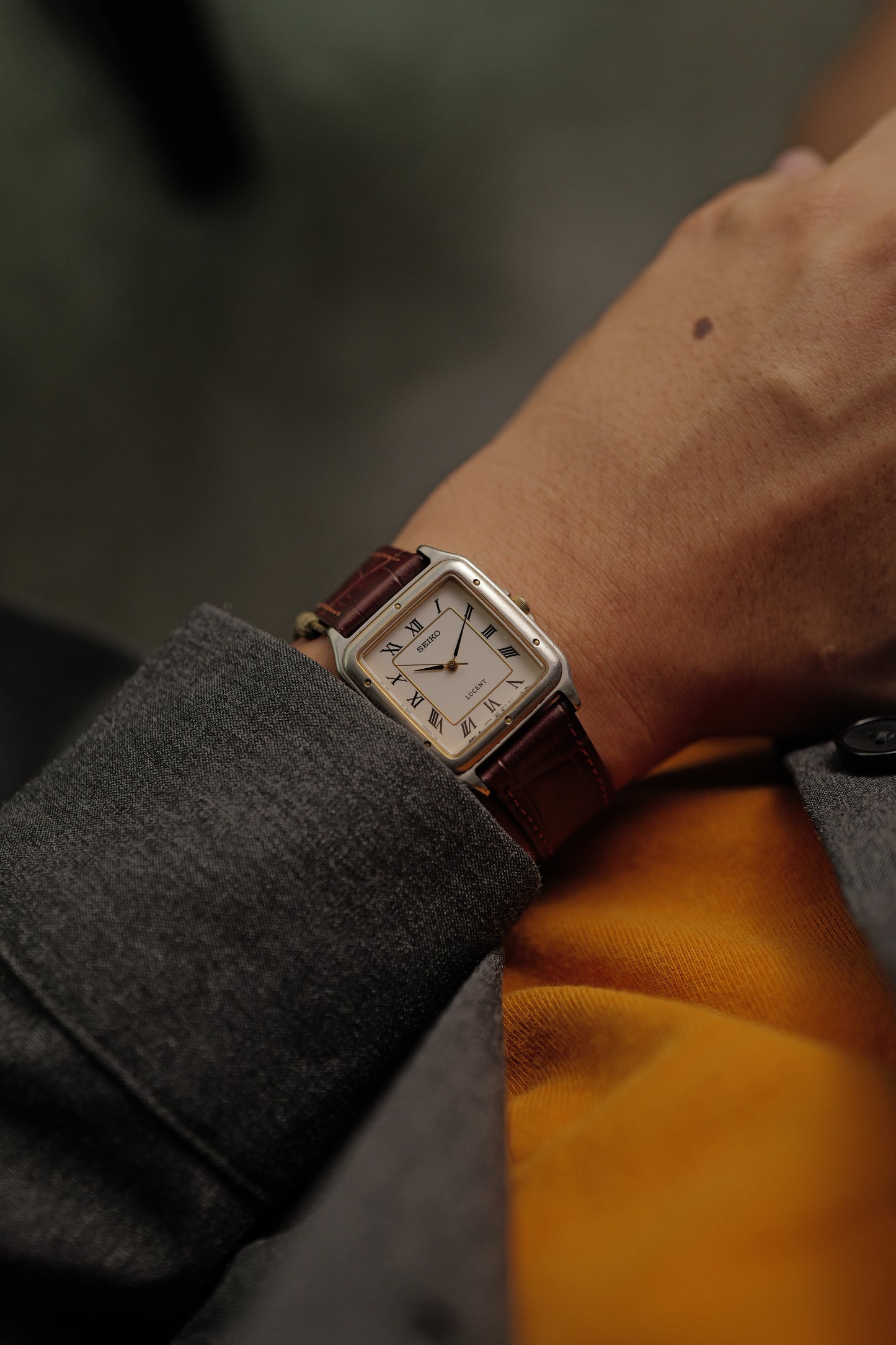 Seiko Lucent "Santos" 7N01-5190 Circa. 1994 w/ original bracelet