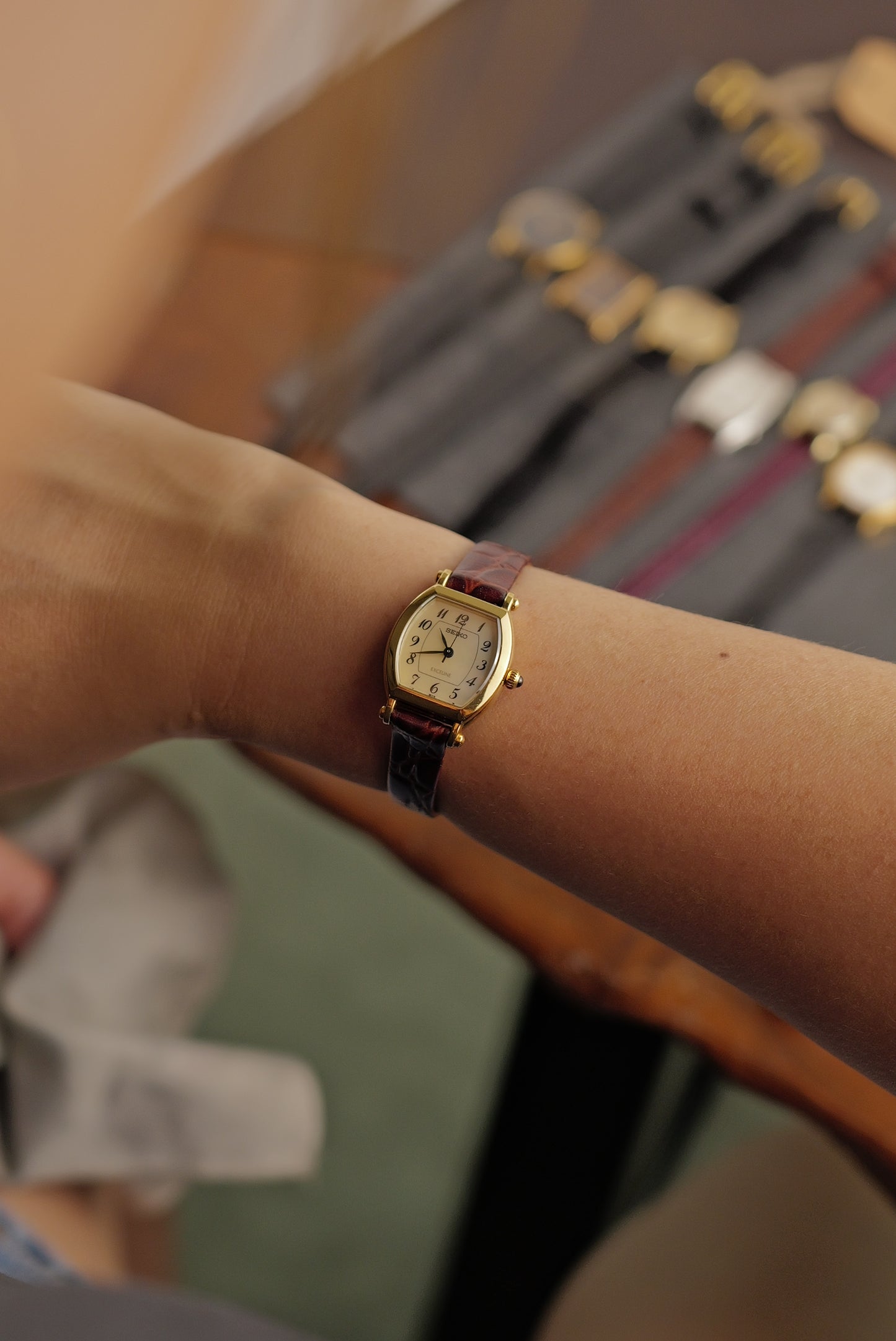 Seiko Exceline "Tortue" Mother of Pearl Circa. 1991