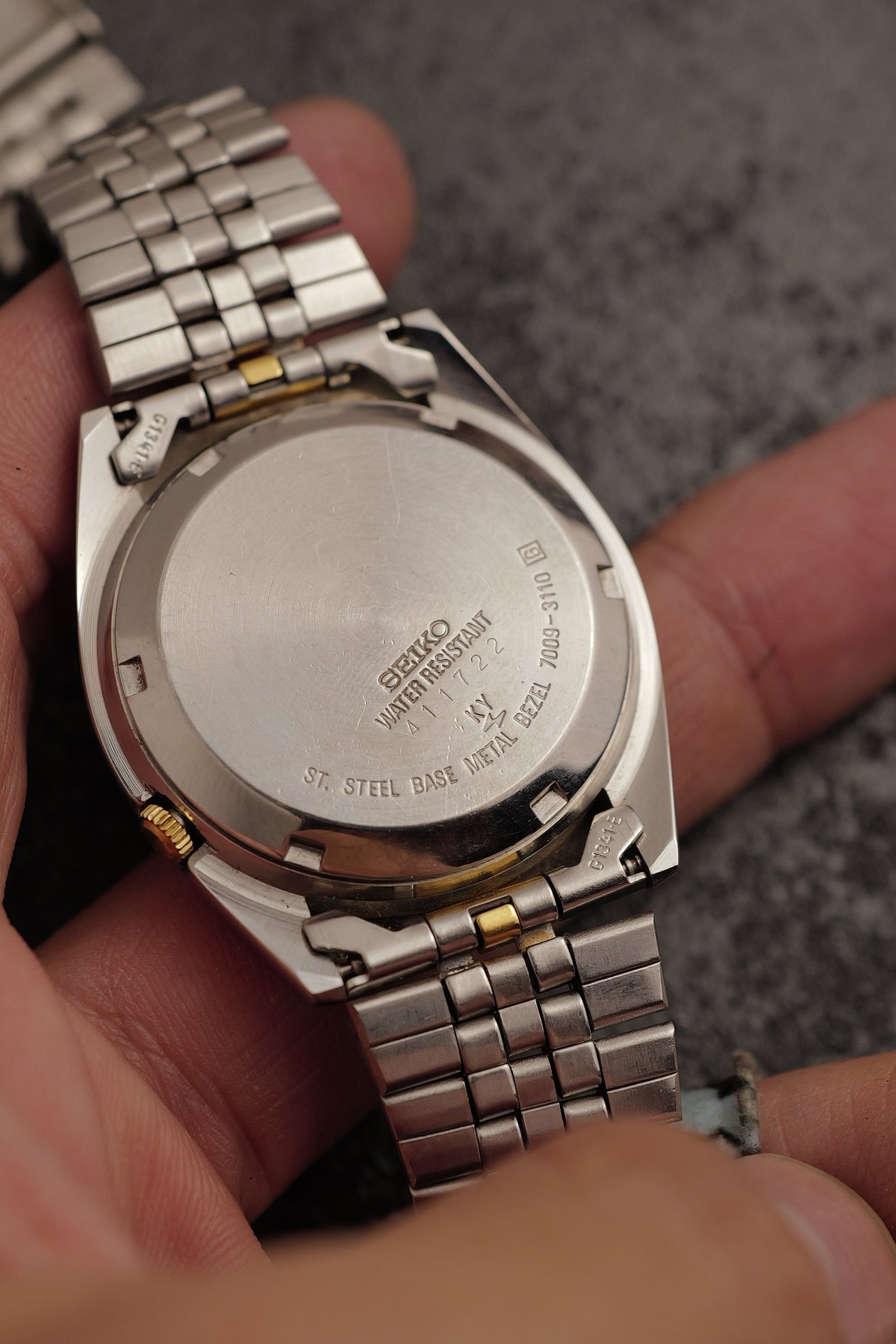 Seiko 5 "Datejust" in two tone 7s26-3110 Circa.2000